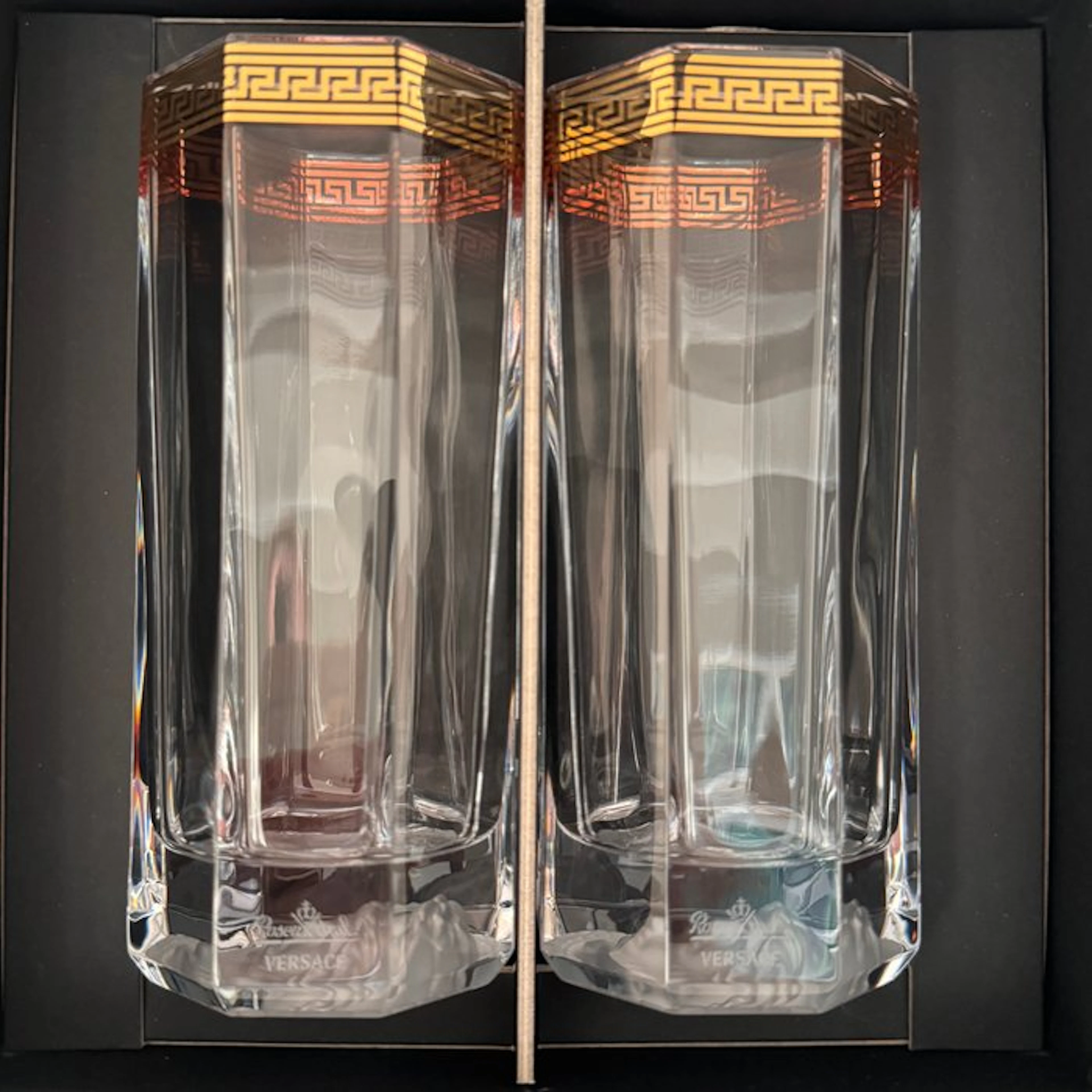 Rosenthal - Versace - Drinking set (2) - Medusa d'Or Gold...