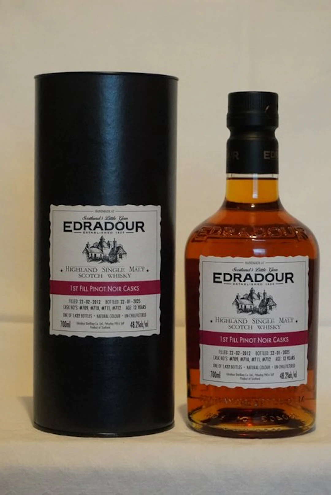 Edradour 2012 12 years old First Fill Pinot Noir Casks St