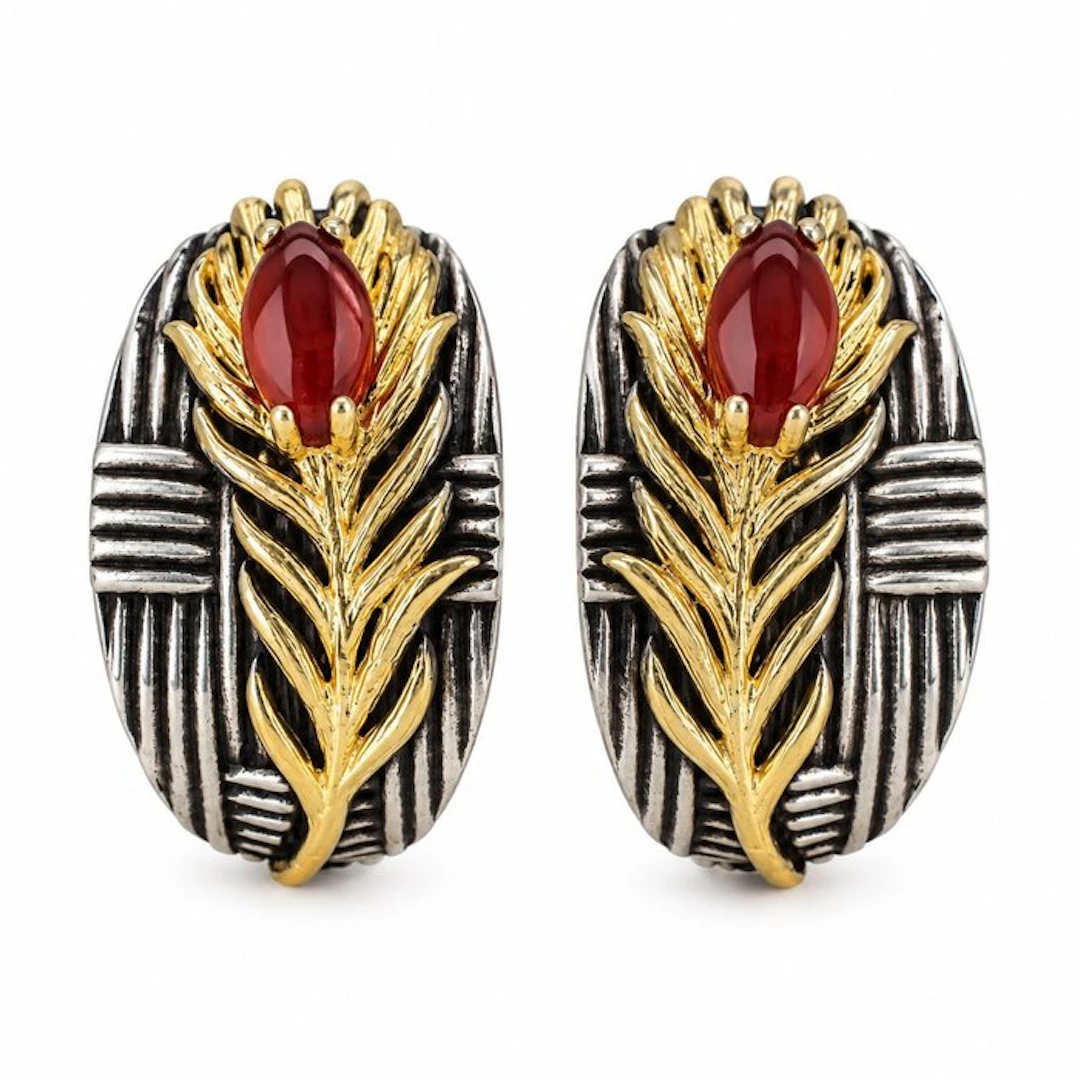 No reserve price - Earrings Gold-plated