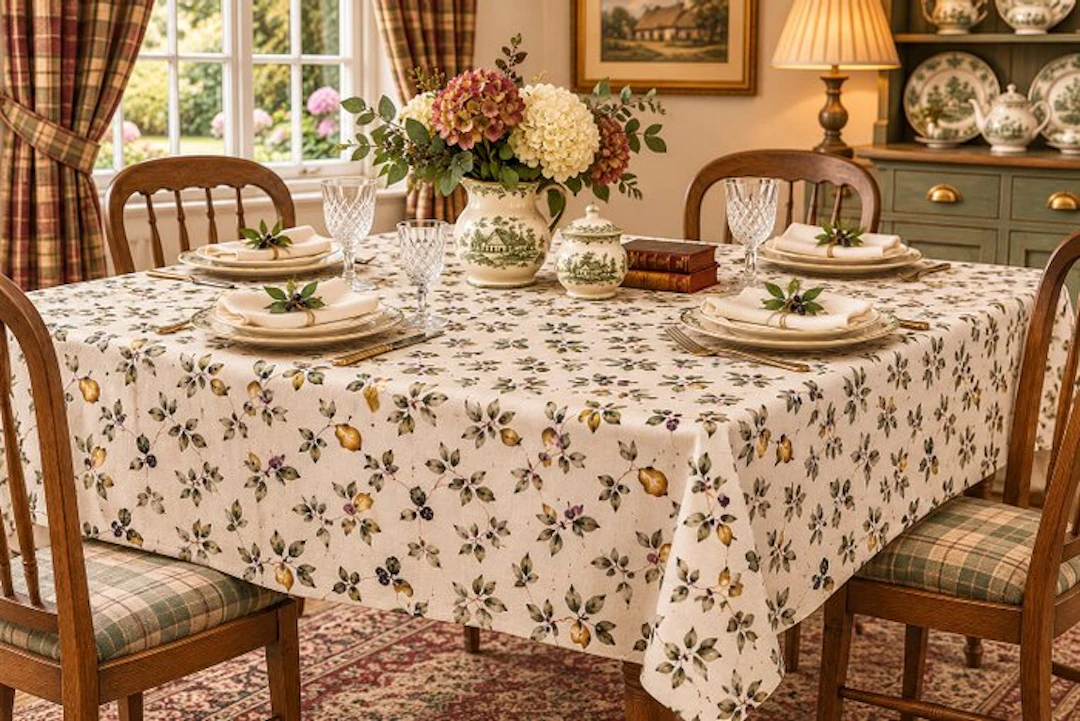 Country Chic Tablecloth – The Charm of the English Table...