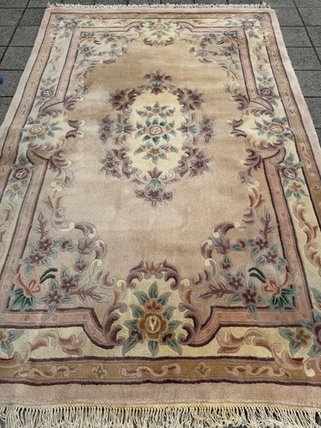 China Aubusson - cleaned - hand-knotted - wool - Carpet - 298 cm - 195 cm