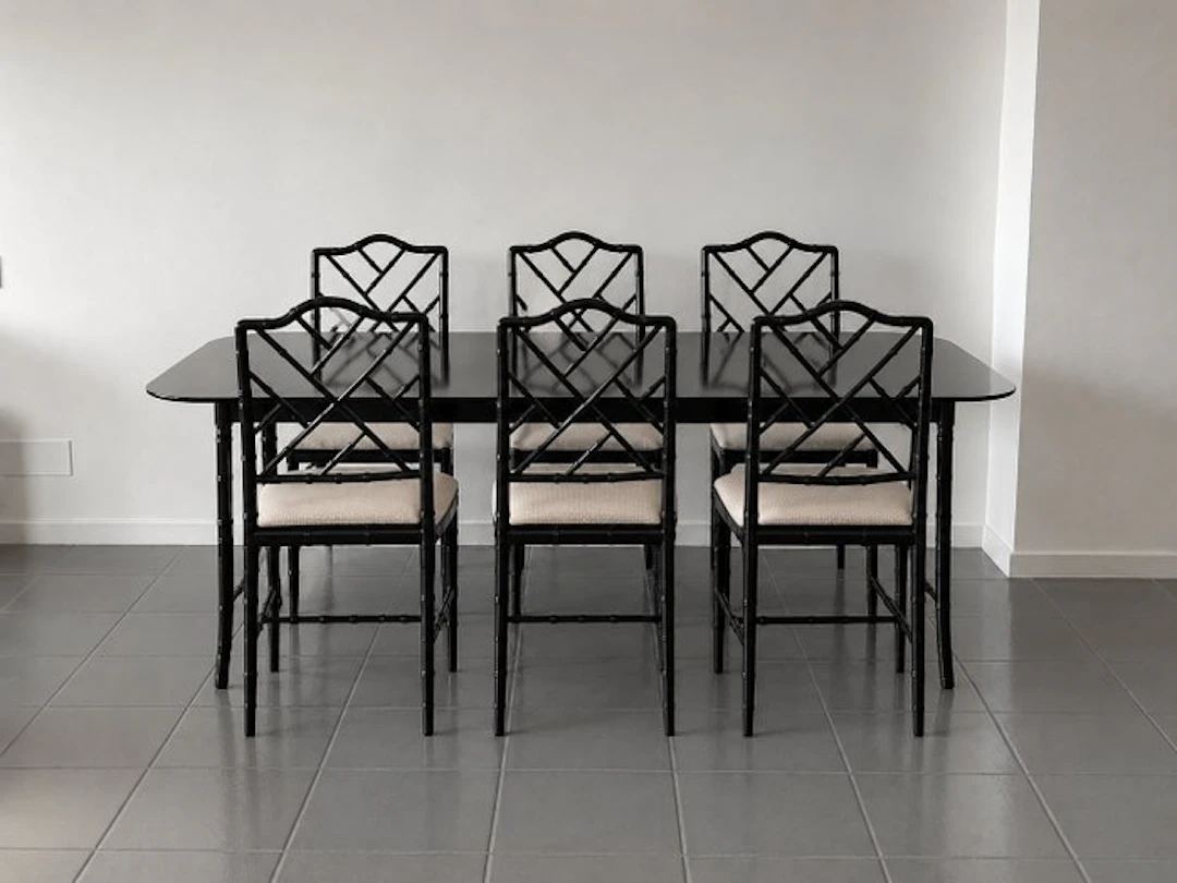 Dinner set (7) - Wood, Vidrio - Conjunto de comedor