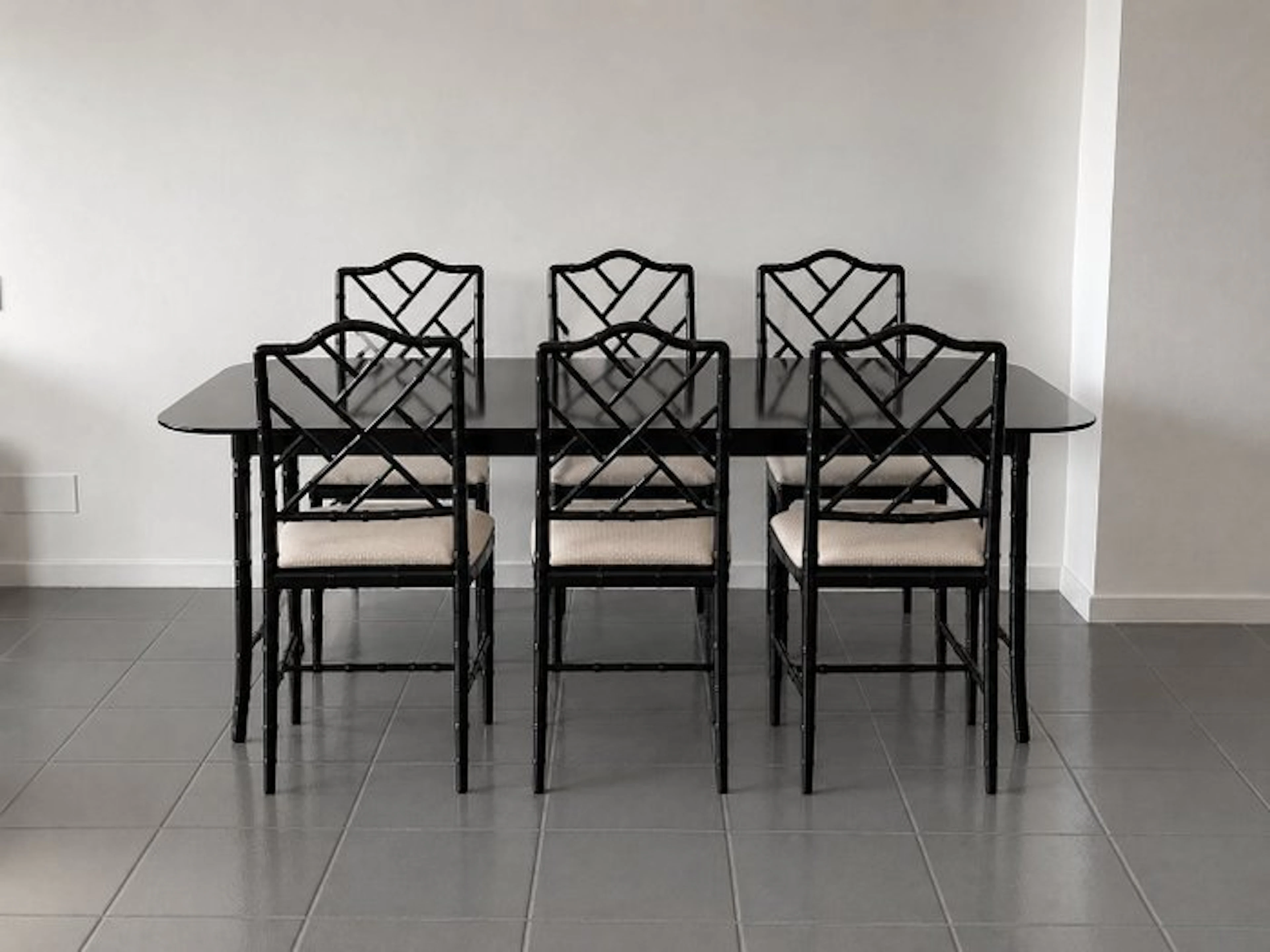 Dinner set (7) - Wood, Vidrio - Conjunto de comedor