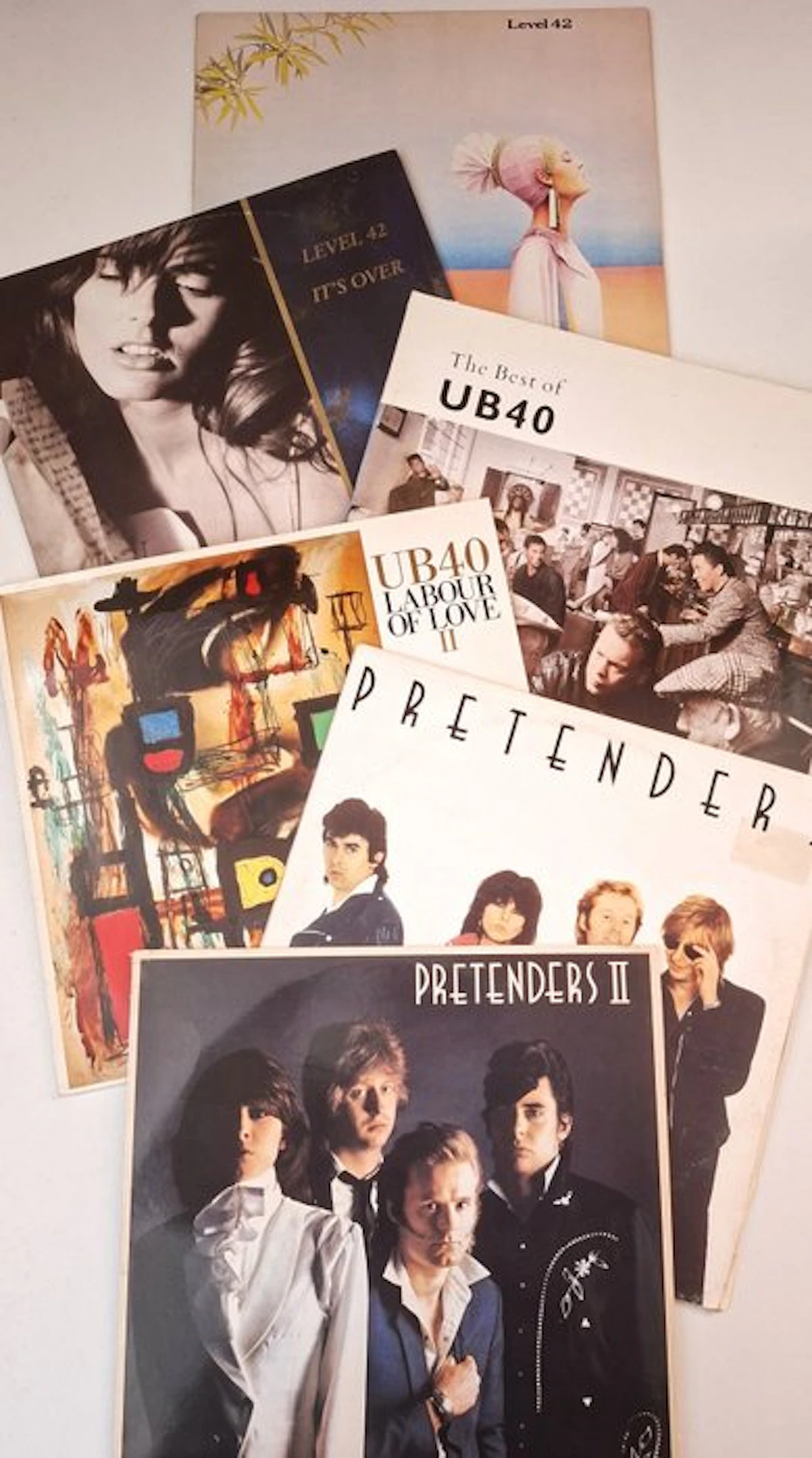 UB40, Level 42 and the Pretenders - 8x LPs and 4x Maxi...