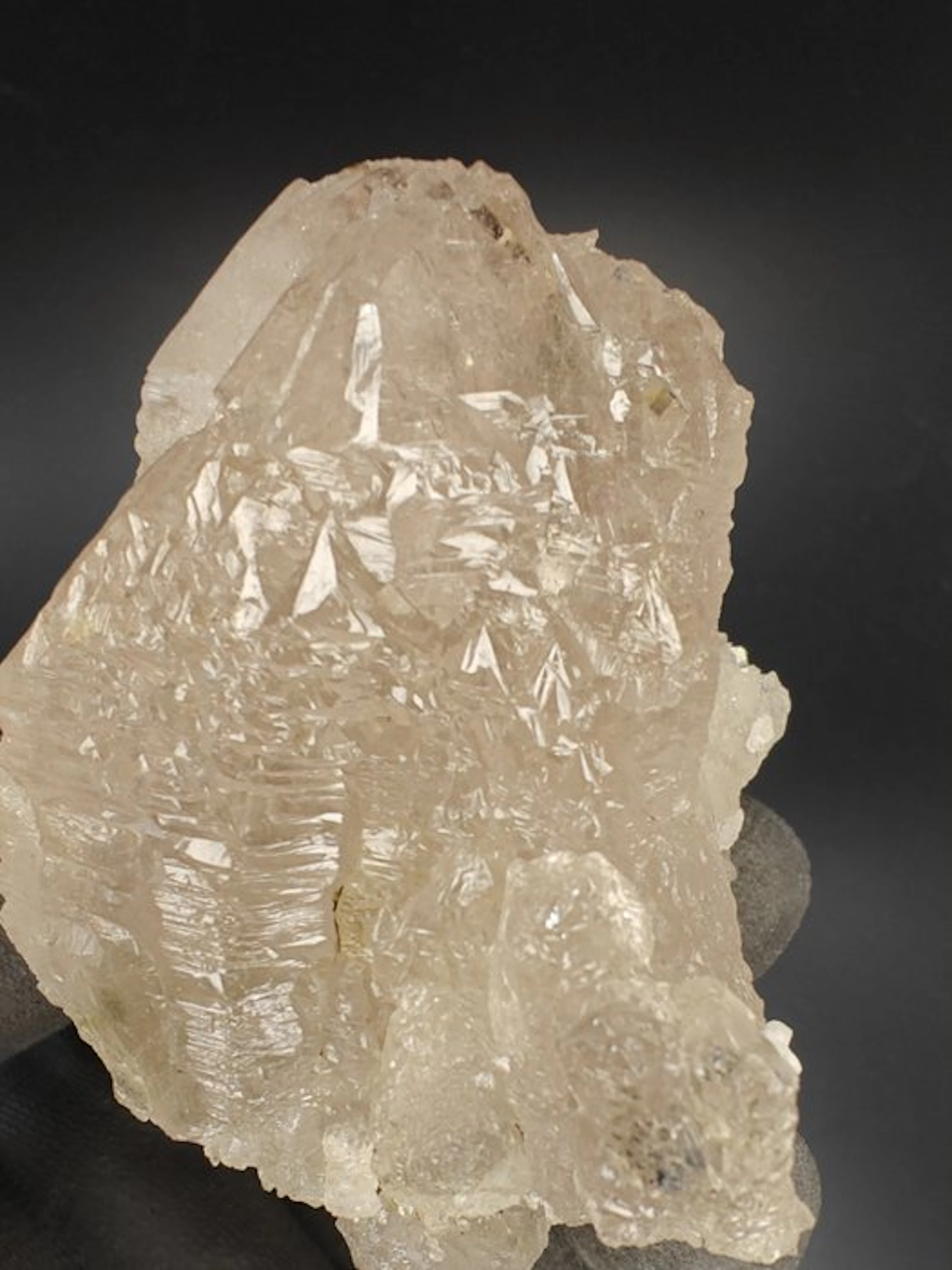 Elestial/skeletal quartz with rutile Former Parente...