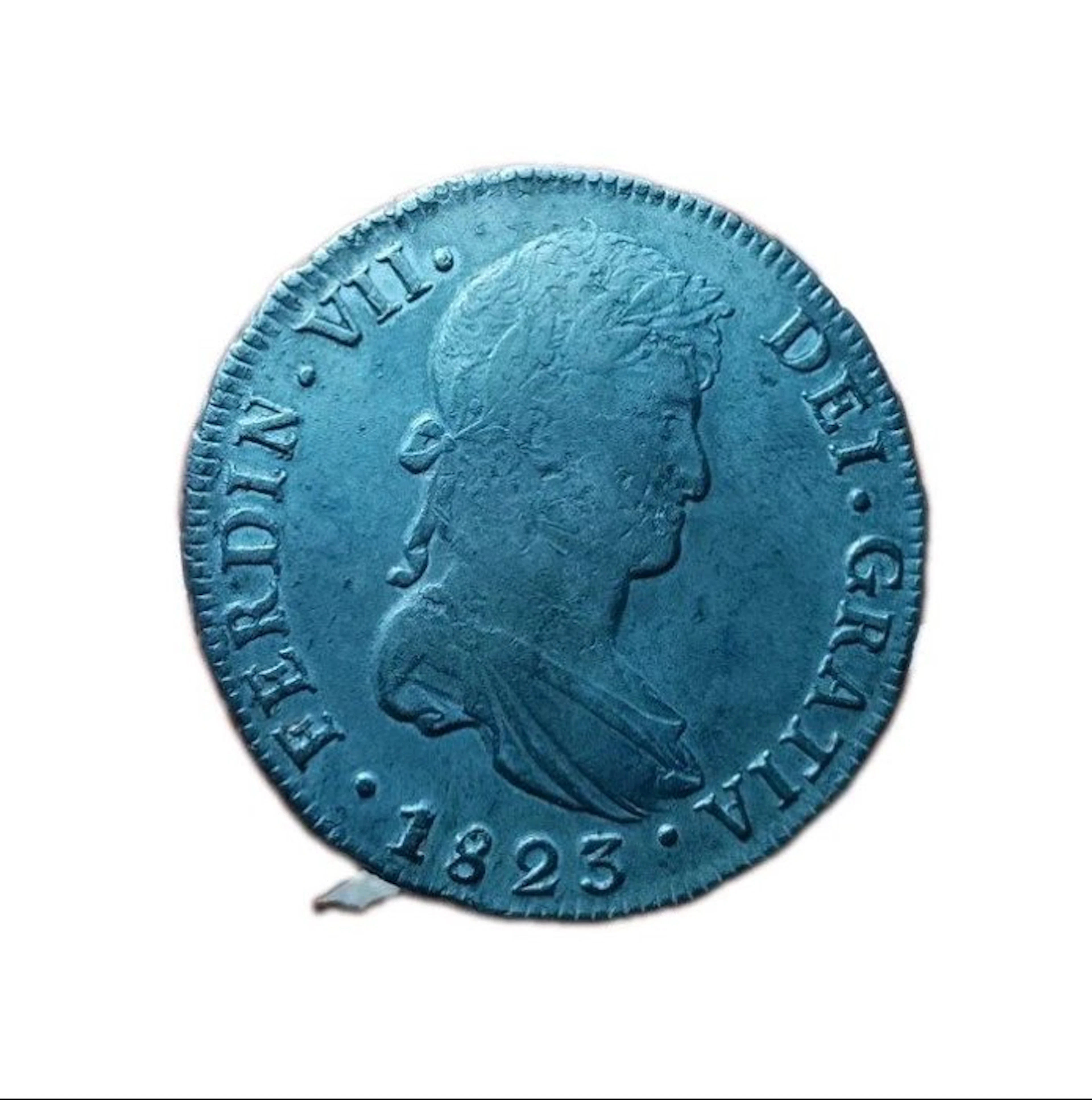 Spain. Fernando VII. 8 Reales 1823 Potosí PJ