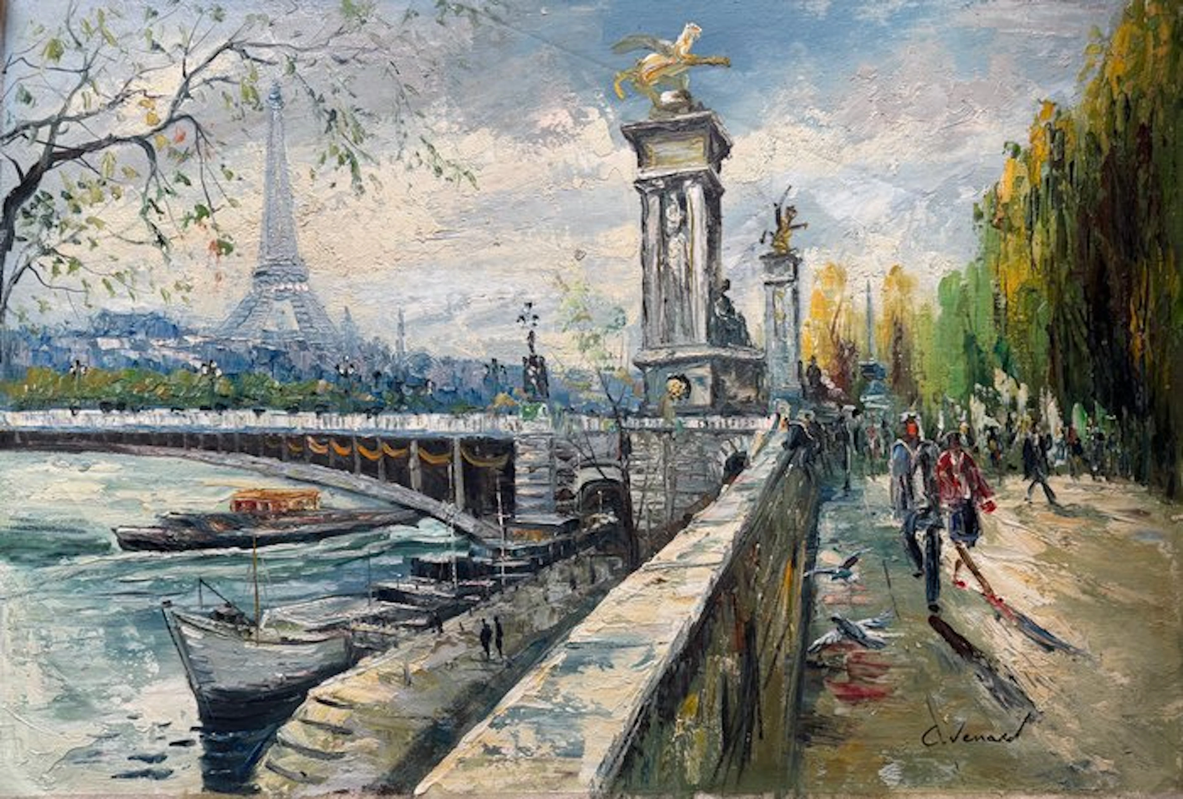 Claude Vernard ( 1972 - ) - Les quais