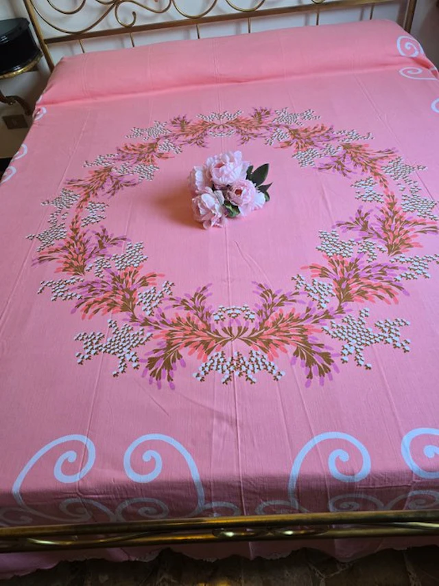 Bedspread - 250 cm - 220 cm - Vintage bedspread