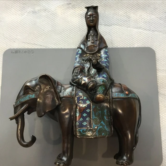 Geen - Statue Enamel - Belgium (No reserve price)