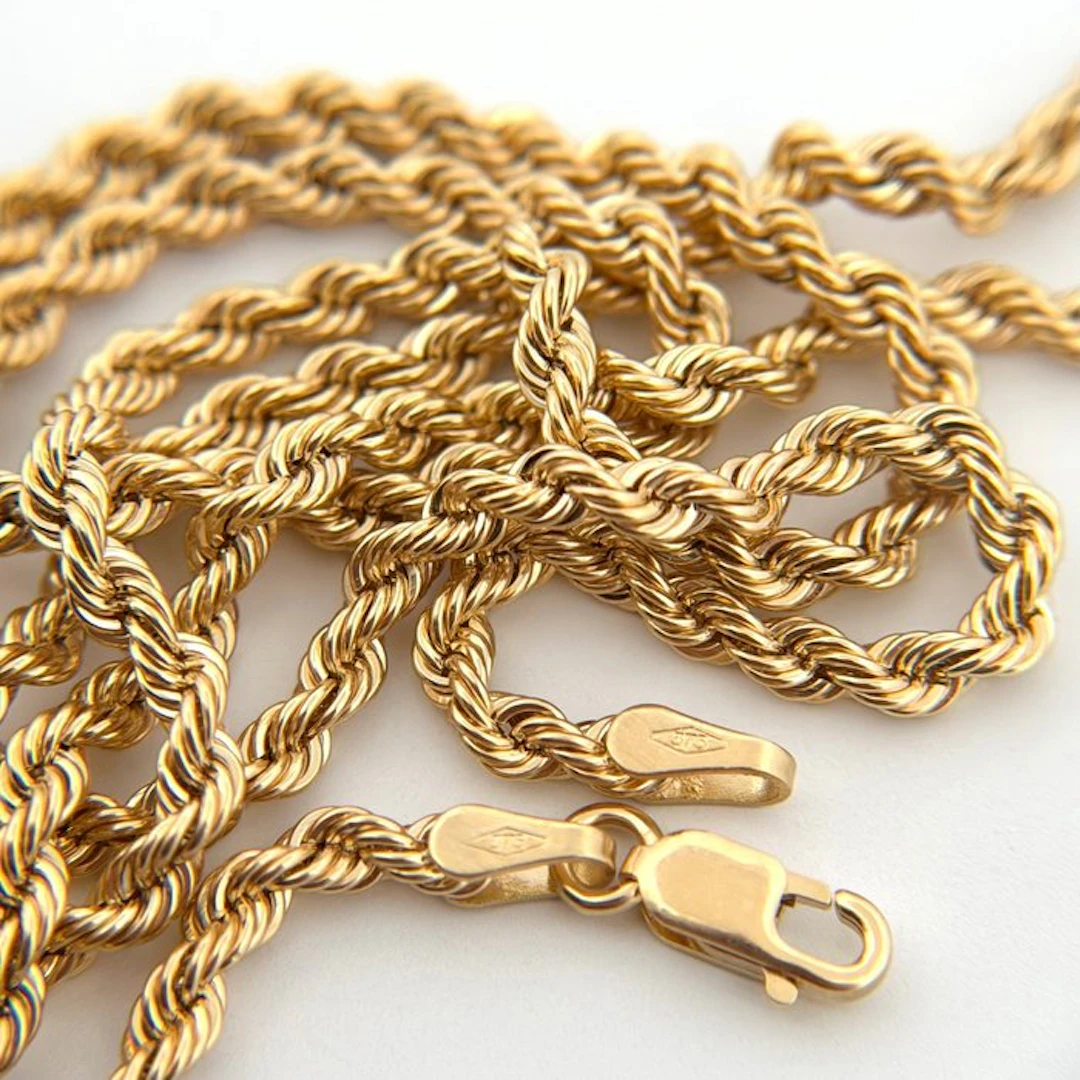 No reserve price - Necklace - 9 kt. Yellow gold - Family Gold - 50 cm