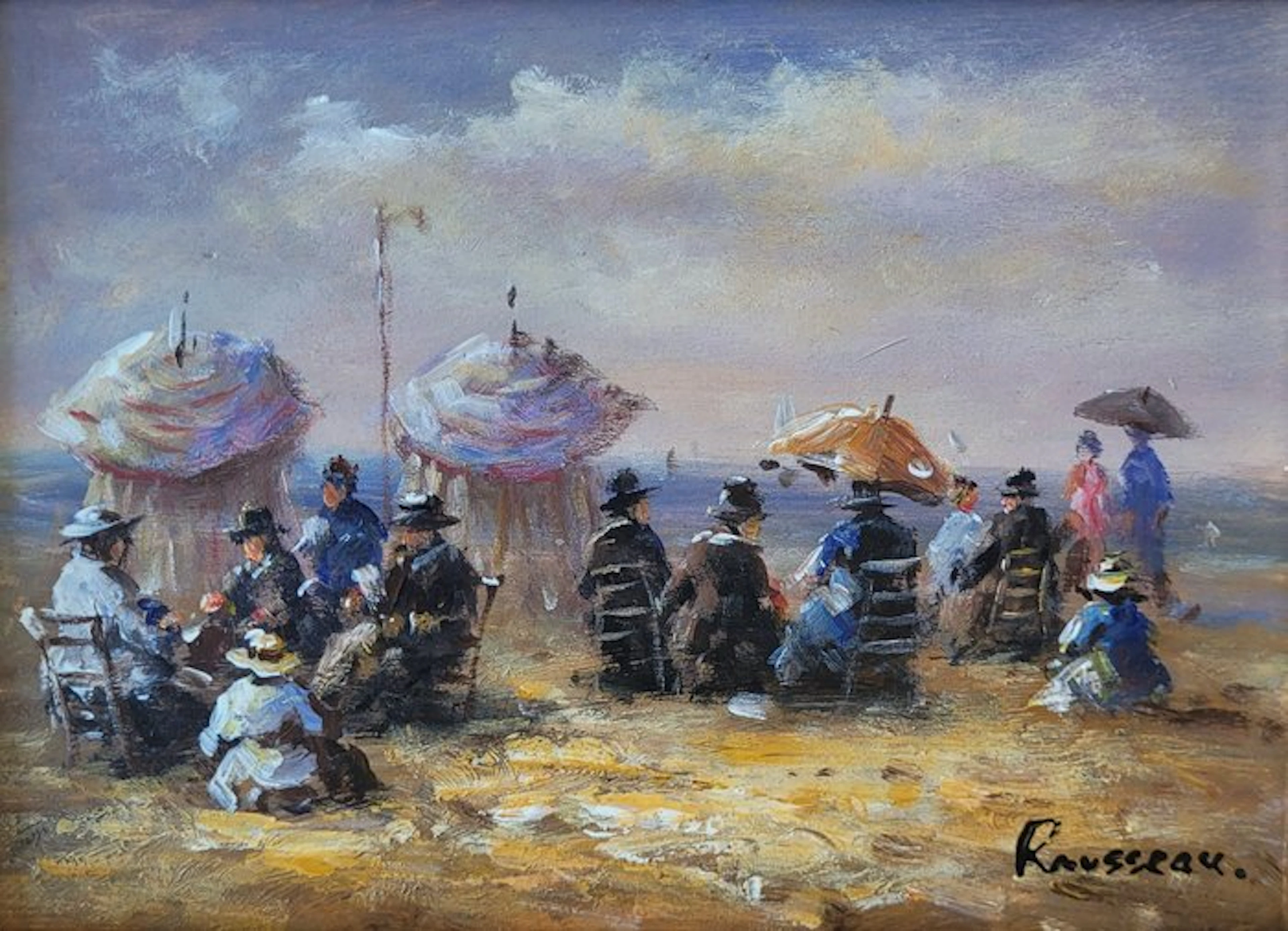 Camille Rousseau (1949) - Dimanche en Normandie ~...