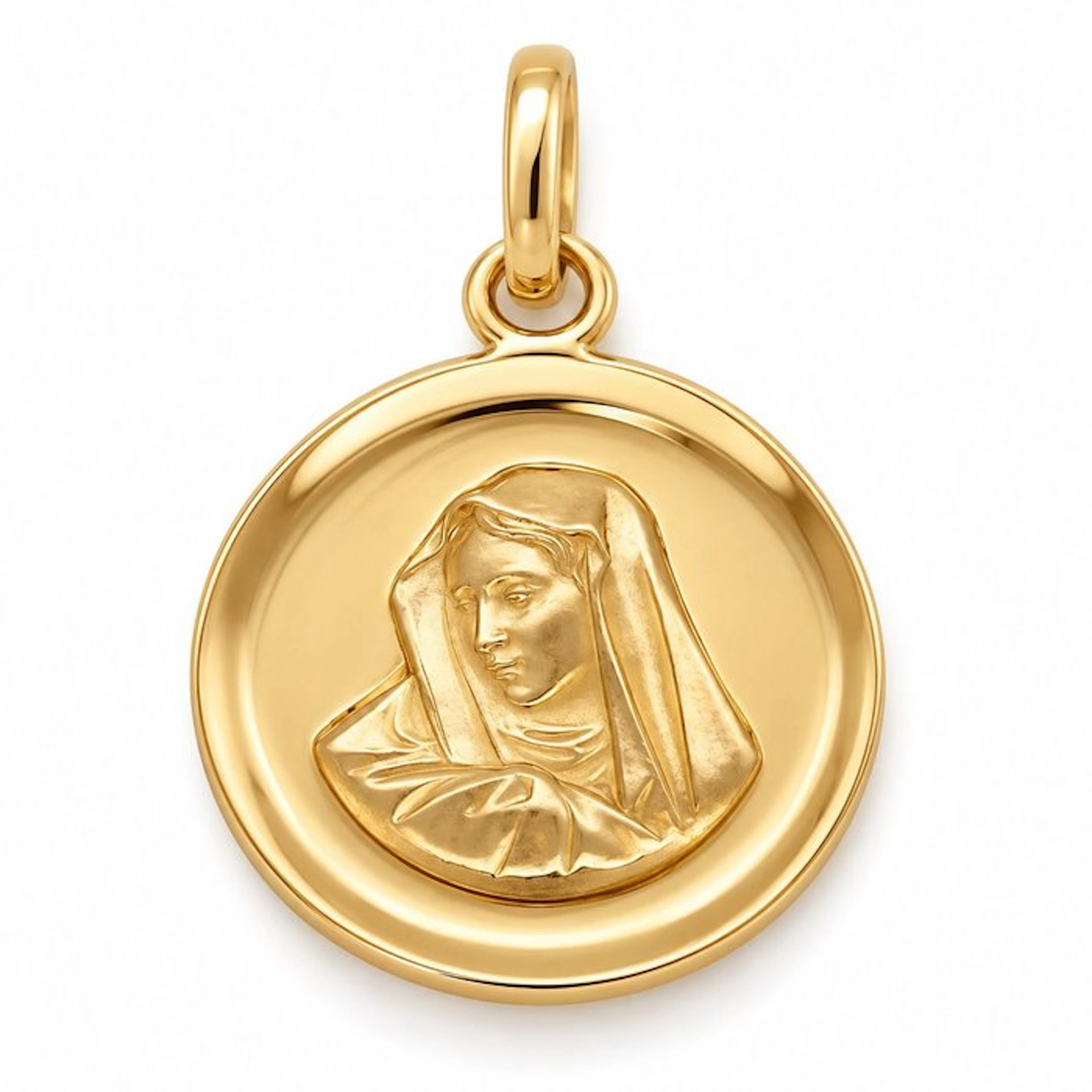 Pendant - 18 kt. Yellow gold - Made in Italy - Handmade