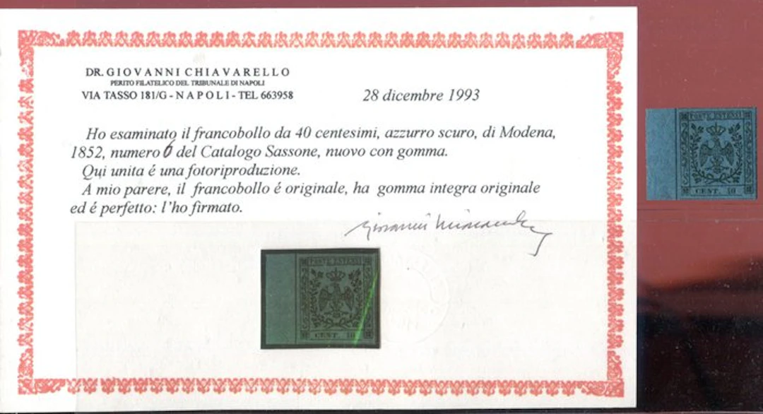 Italian Ancient States - Modena 1852 - 40 cents