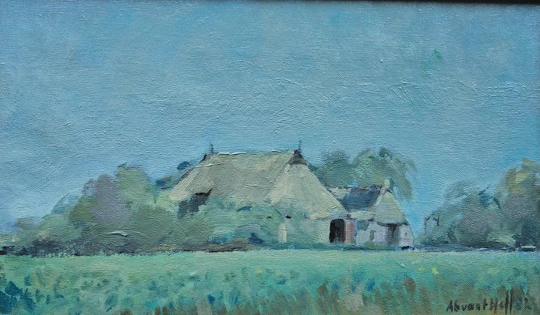 Adriaan Johannes "Ab" van't Hoff (1893-1939) - landschap...