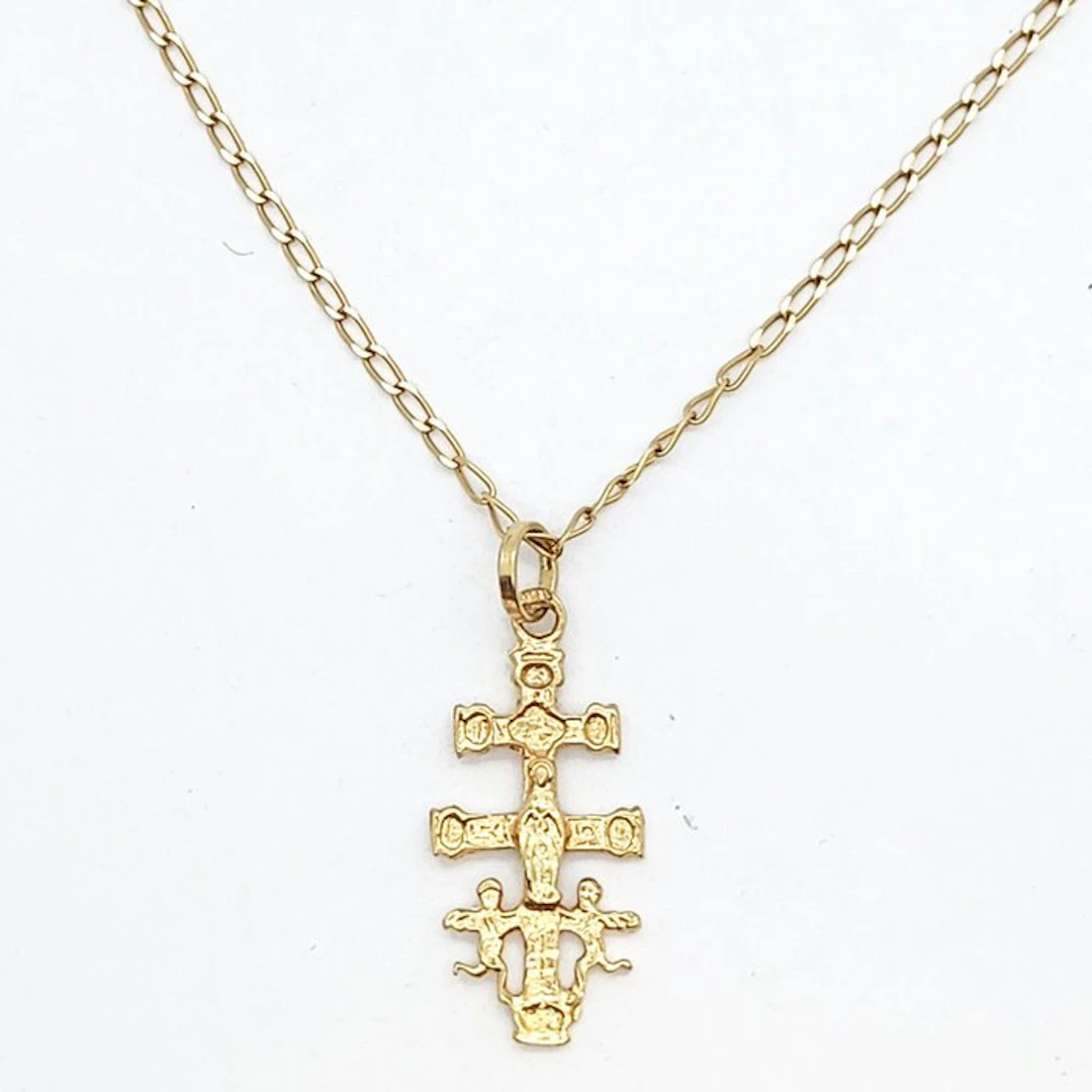 Necklace with pendant - 18 kt. Yellow gold