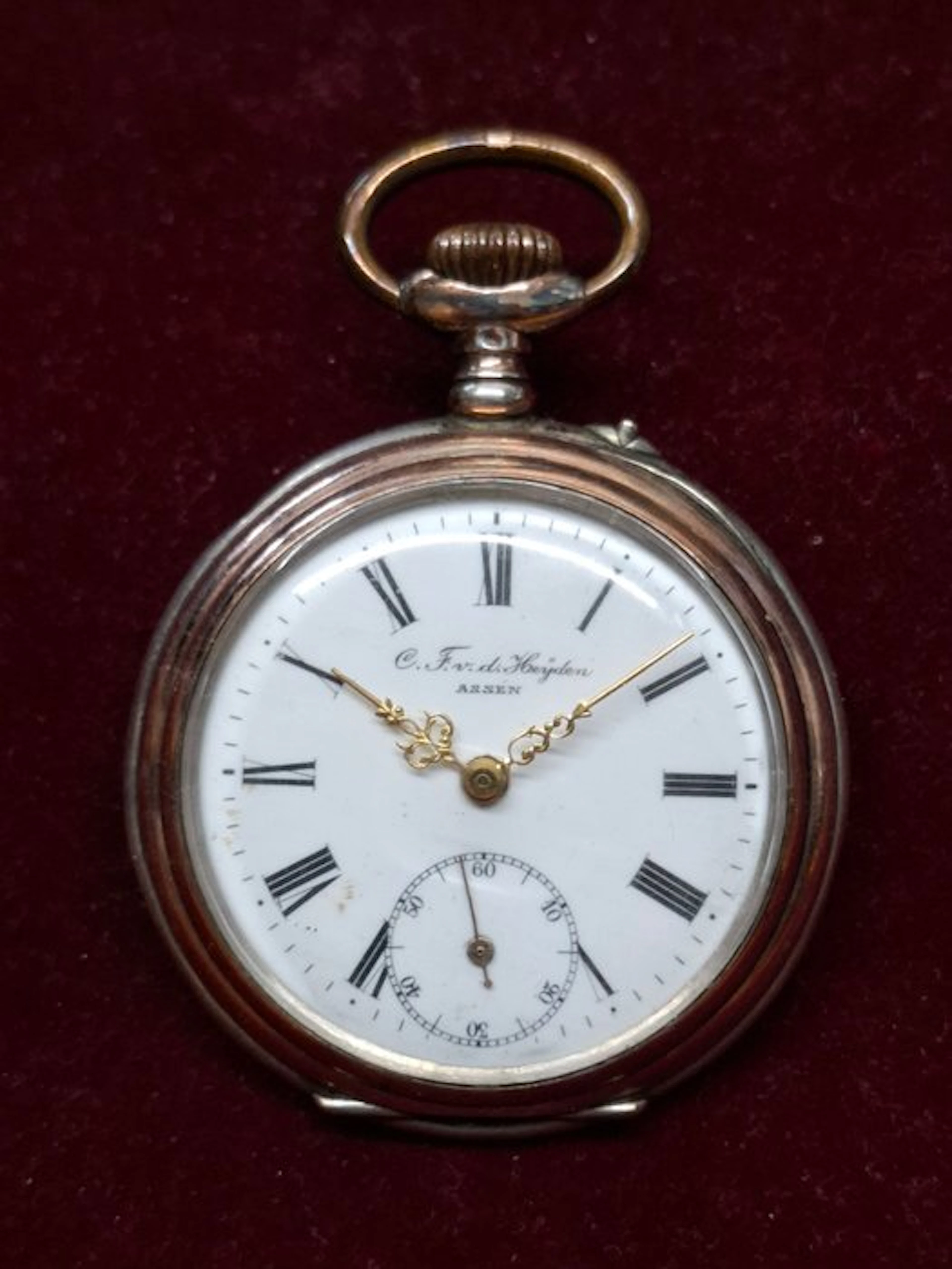 Zakhorloge Zilver C.F