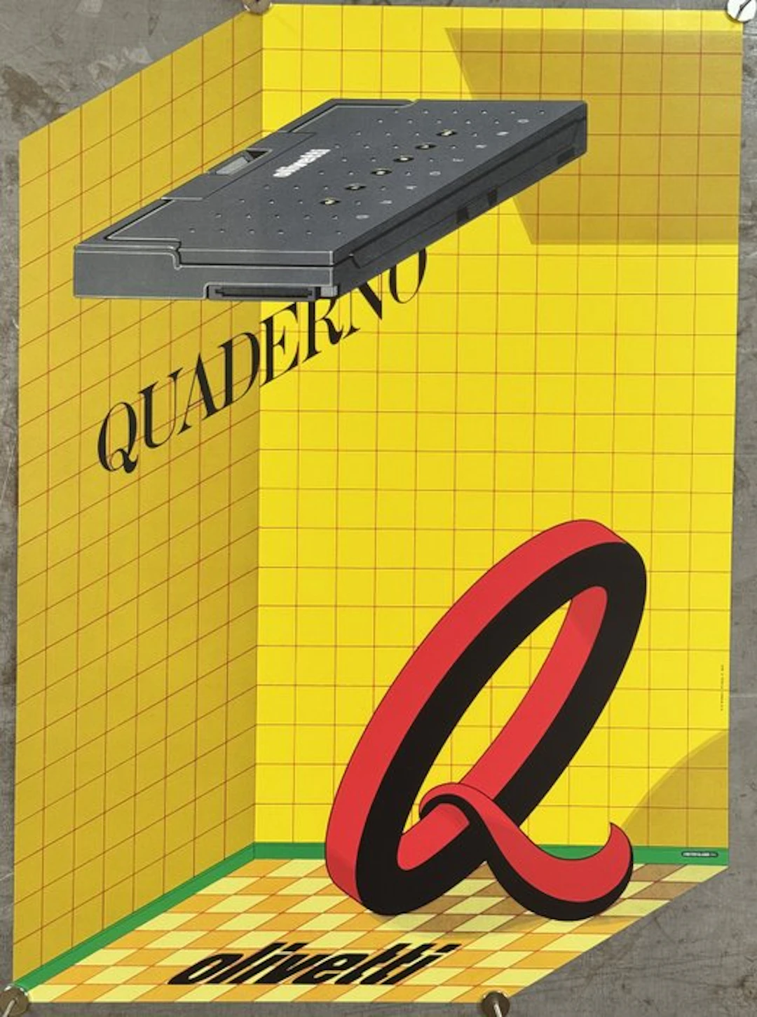 Milton Glaser - Olivetti “Quaderno” | litografia A.G. Nidasio, 1993