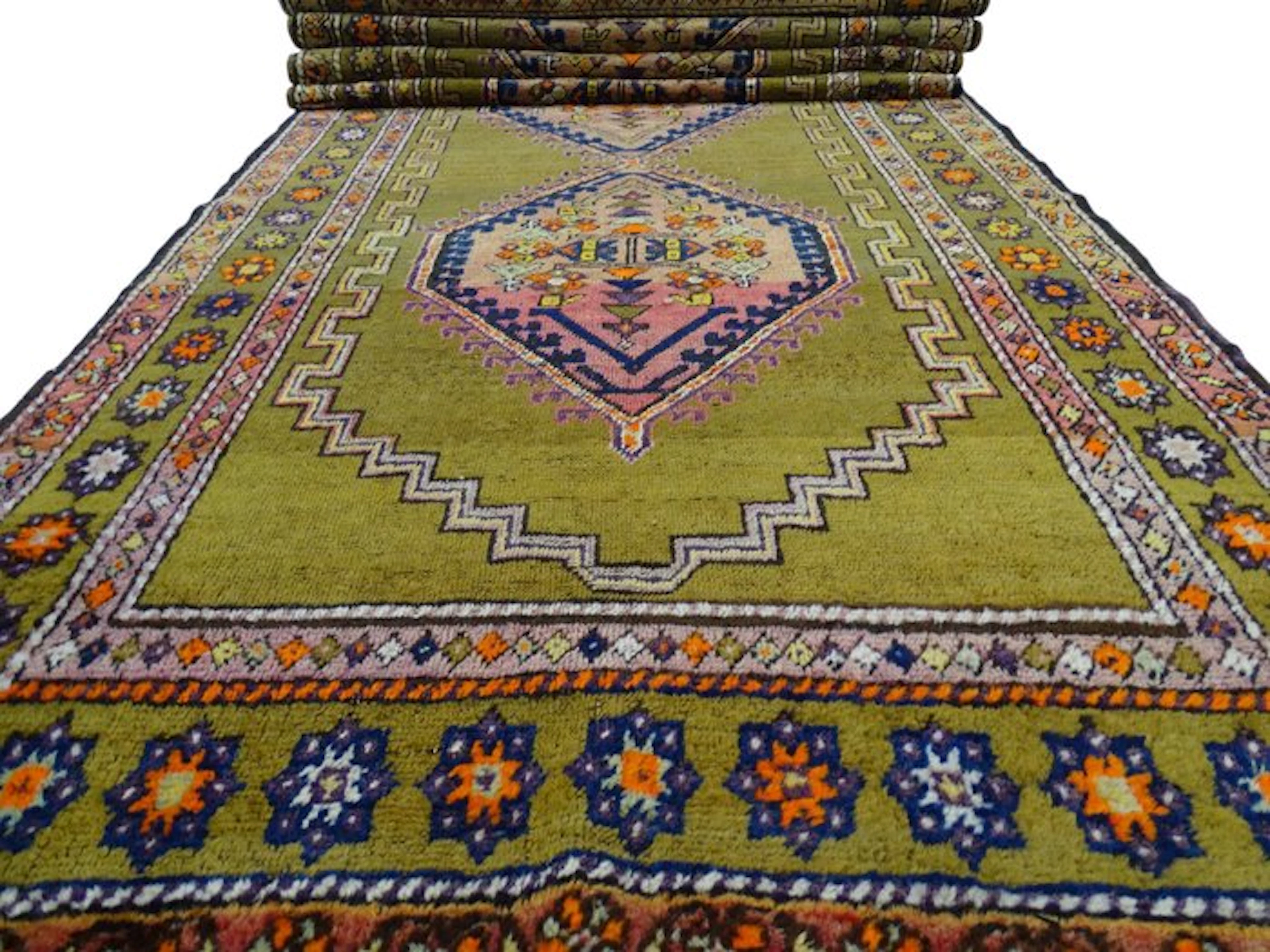 Semi-antique Kazak - Cleaned - Rug - 376 cm - 114 cm