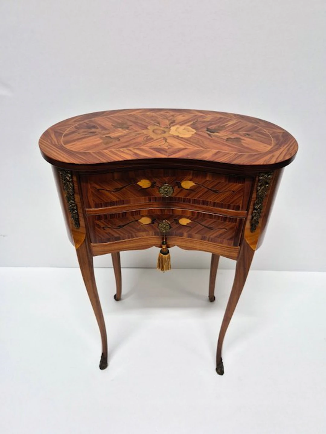 Side table - Wood, inlaid - Fagiolo Luigi IV
