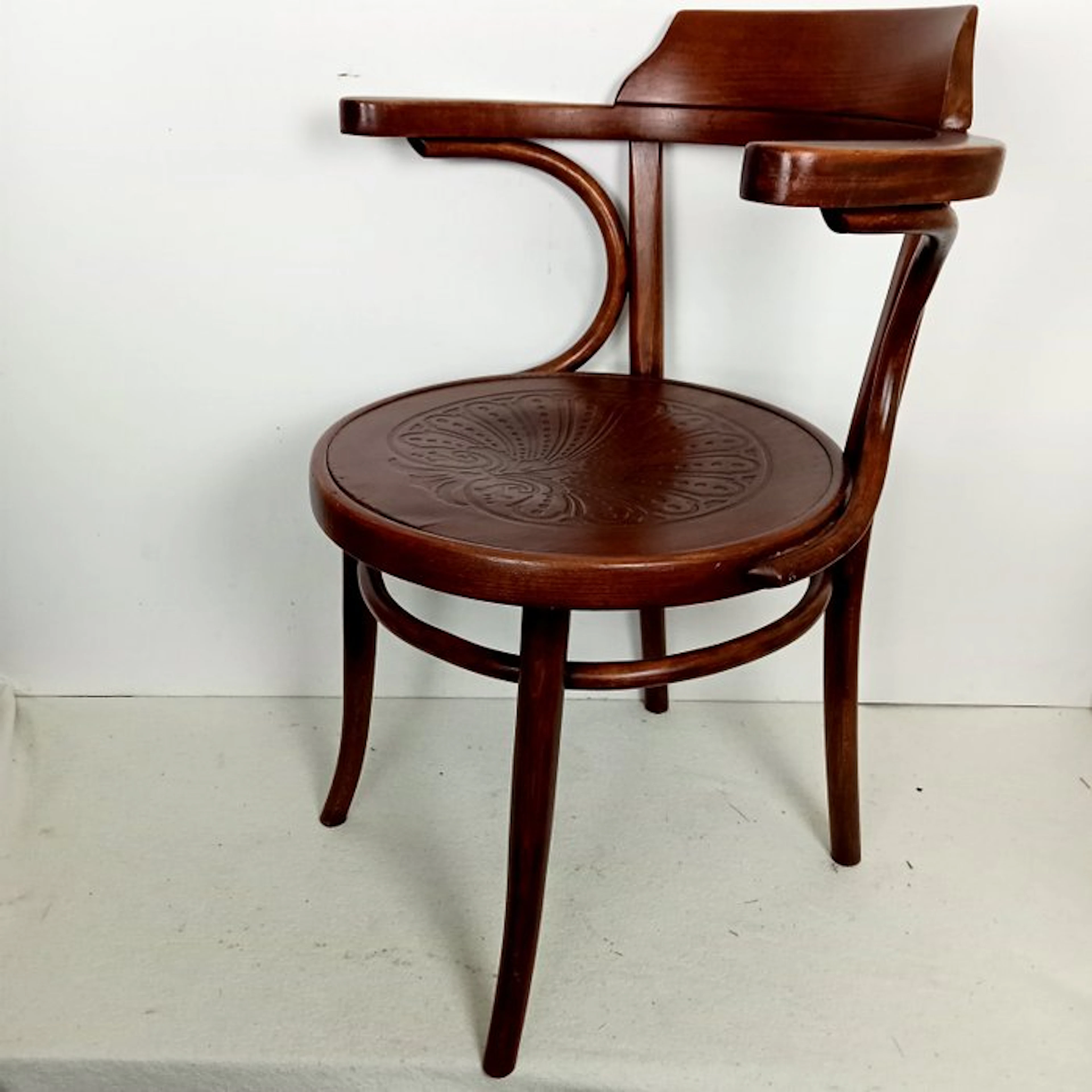 Thonet - Chair - Armchair / office chair No. 233 - Beech