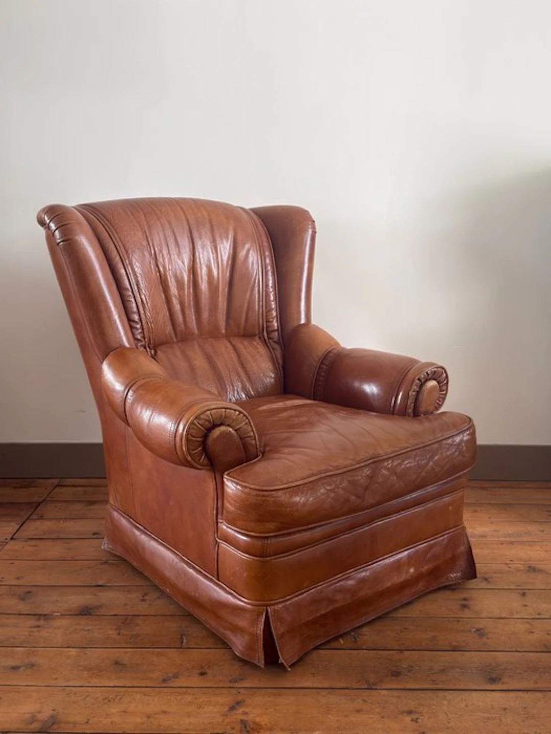 Armchair - Leather - Chesterfield style