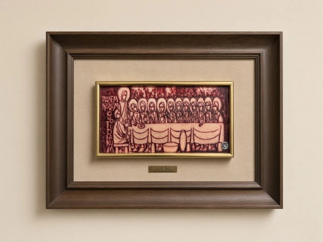 Negroni - Religious Frame - The Last Supper - 48 cm - Metal