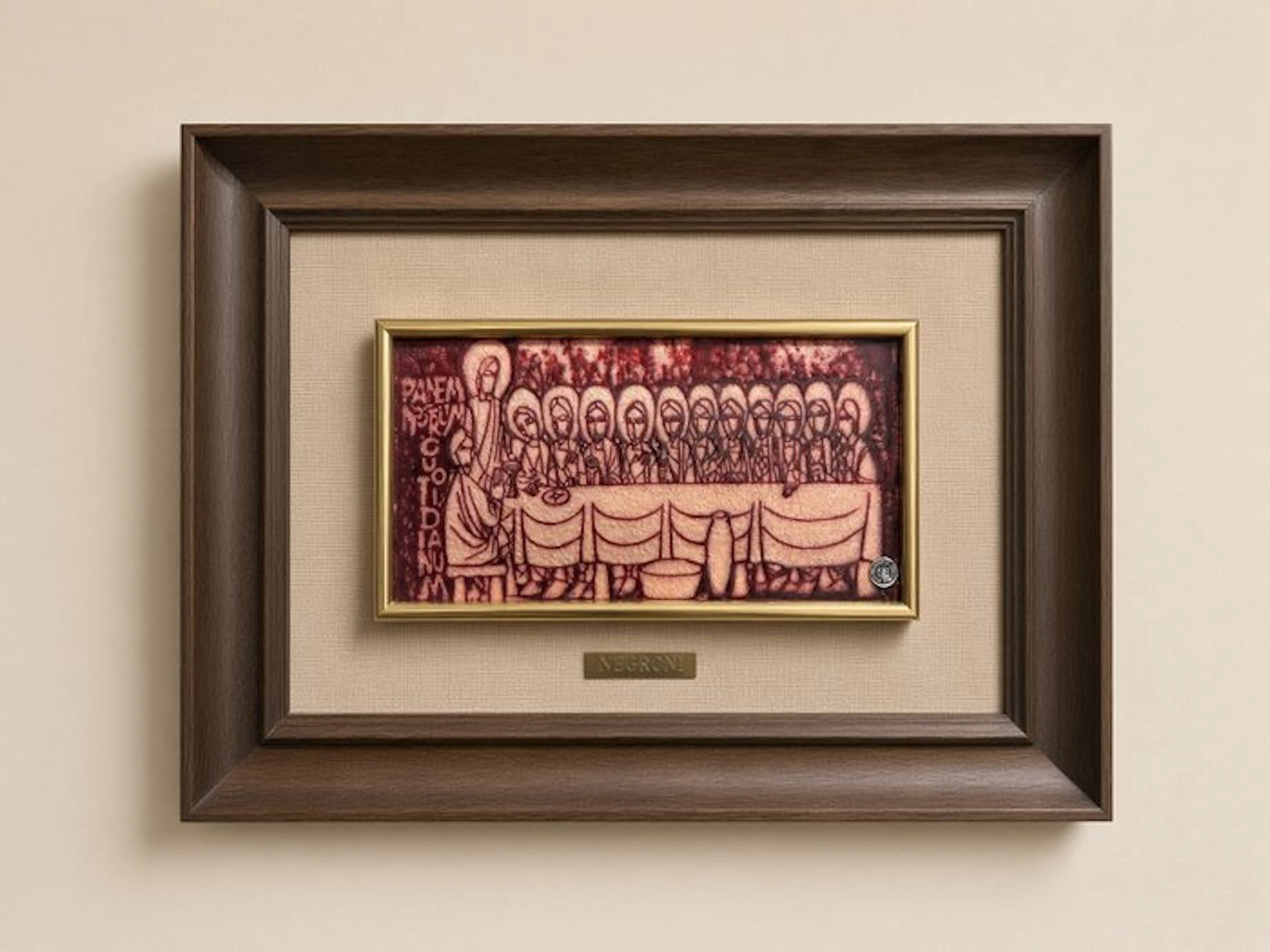 Negroni - Religious Frame - The Last Supper - 48 cm - Metal
