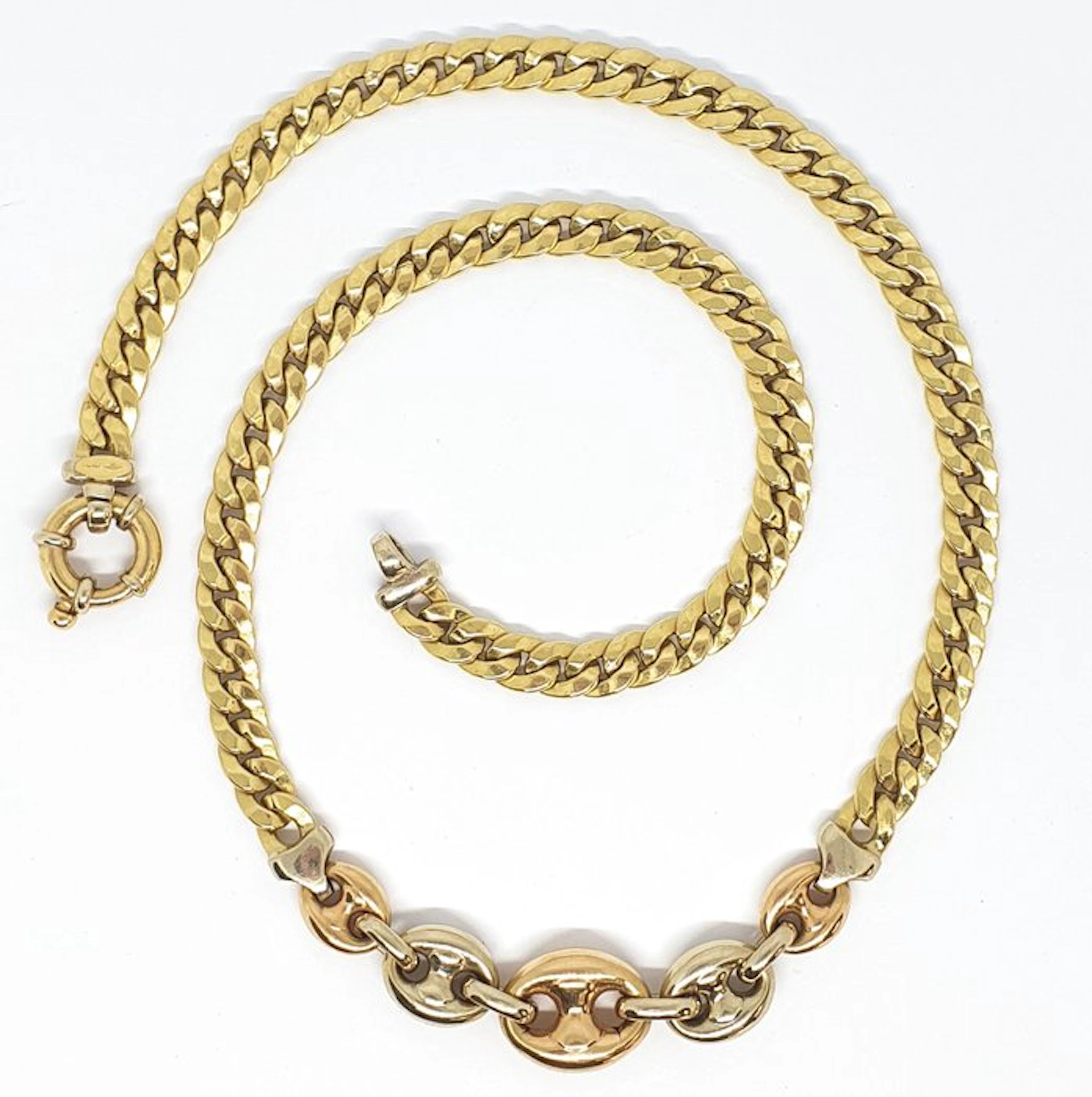 Necklace - 18 kt. Yellow gold, White gold, Rose gold