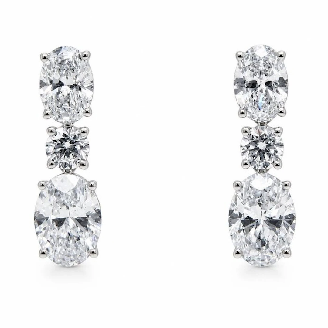 No reserve price - Earrings - 14 kt