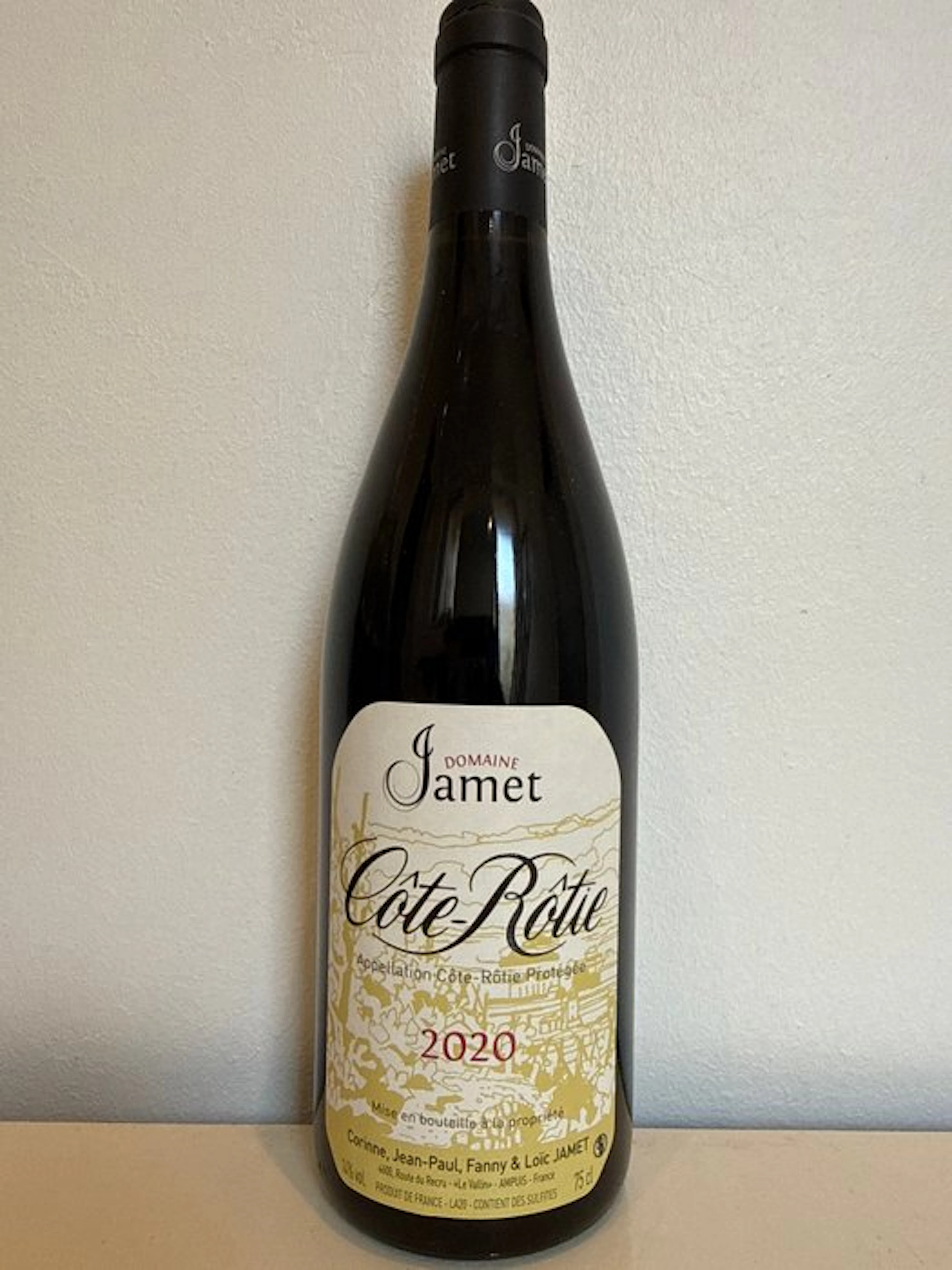 2020 Côte rôtie Domaine Jamet - Rhône - 1 Bottle (0.75L)