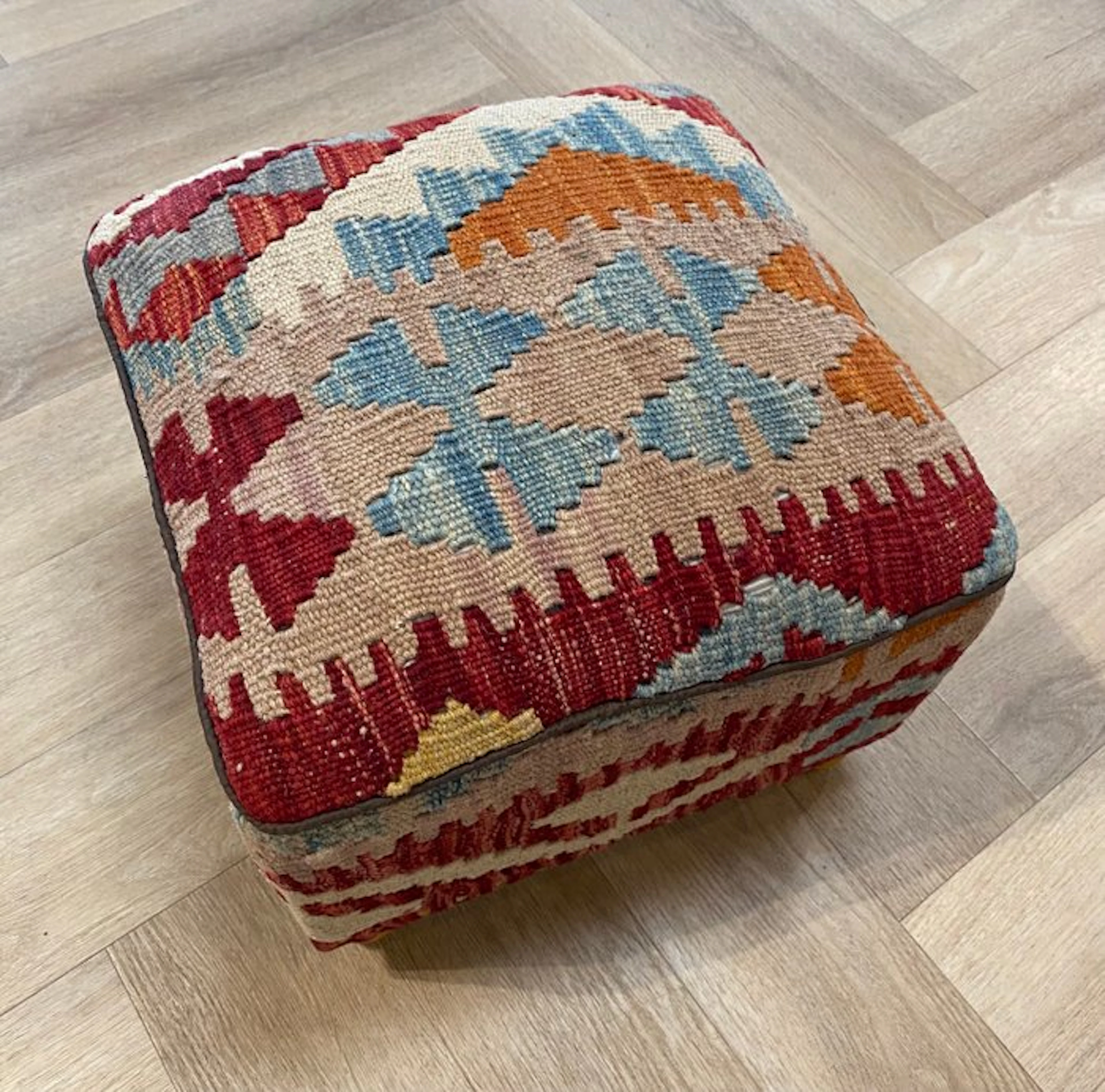 Kelim Pouf (Unused/New) - Kelim - 34 cm - 34 cm