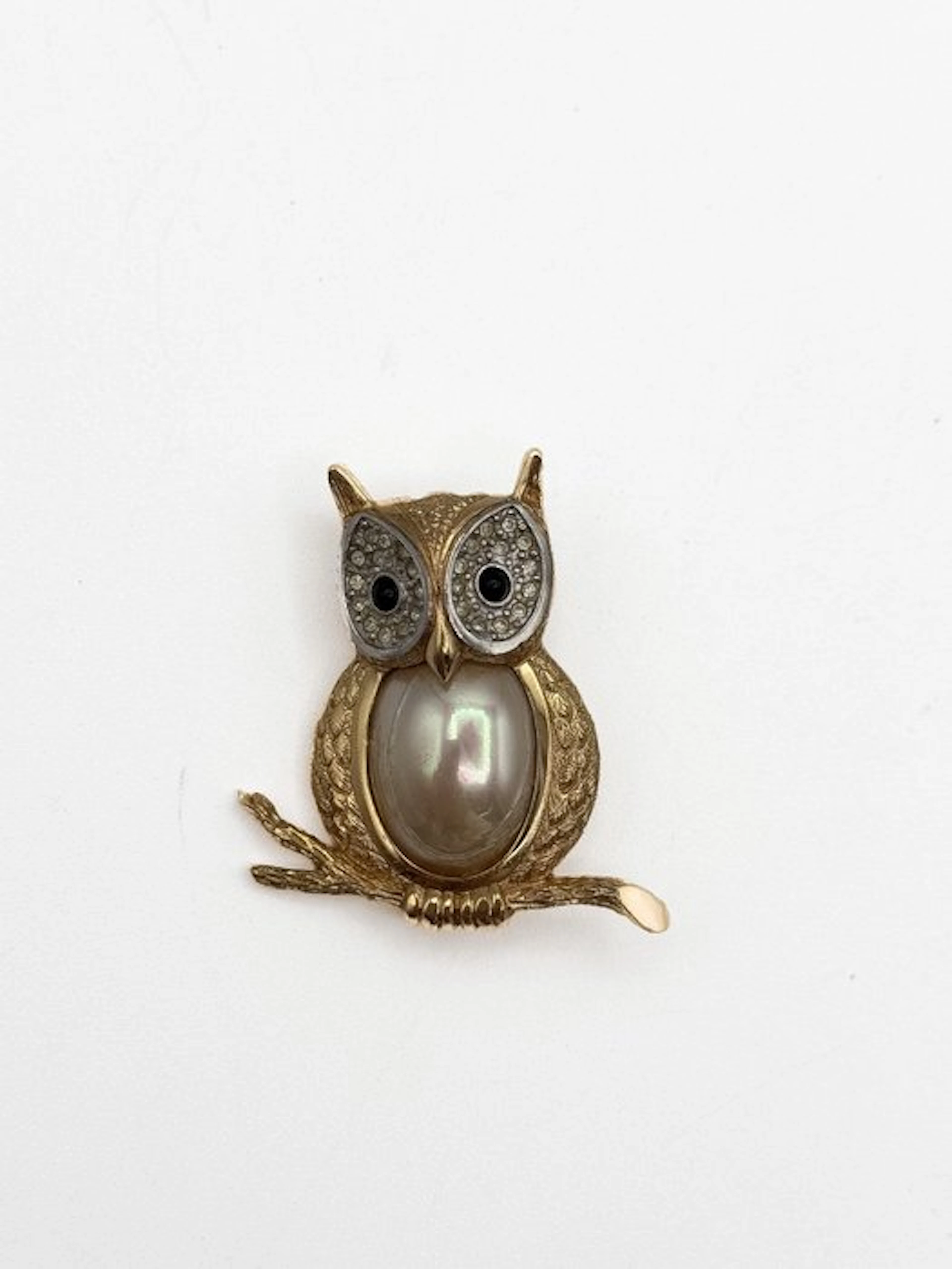 No reserve price - Christian Dior - Brooch Metal - Vintage Owl Brooch