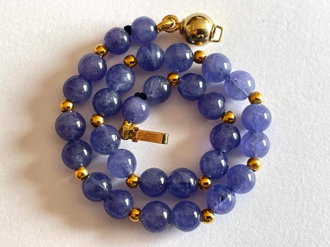 18-karat (750) gold - 34.40 cts Tanzanites - Bracelet