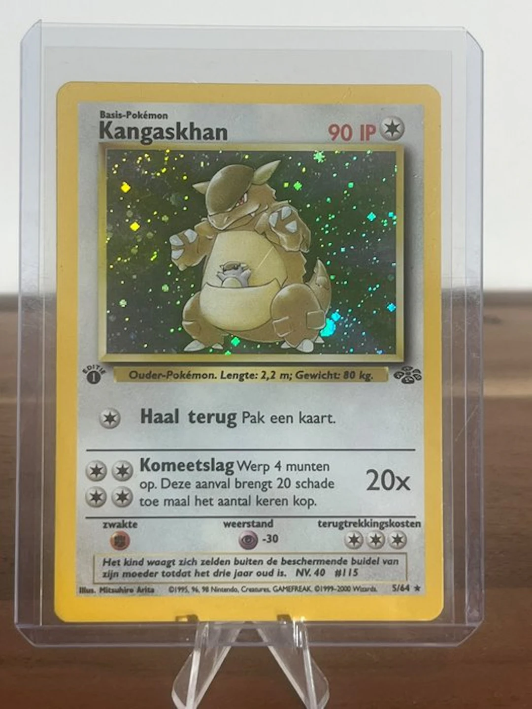 Pokémon - 1 Card - Kangaskhan 5/64 Foil, First edition - WOTC - Jungle