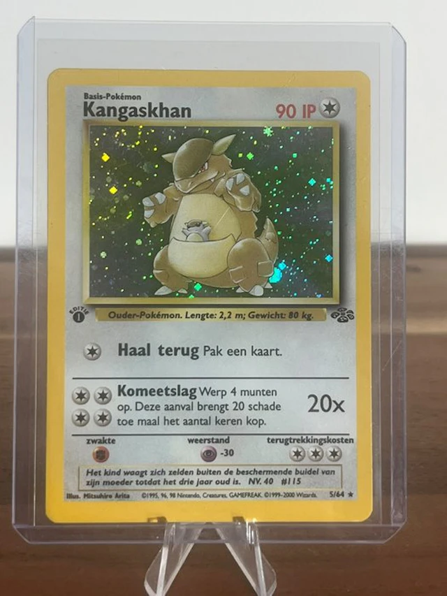 Pokémon - 1 Card - Kangaskhan 5/64 Foil, First edition - WOTC - Jungle