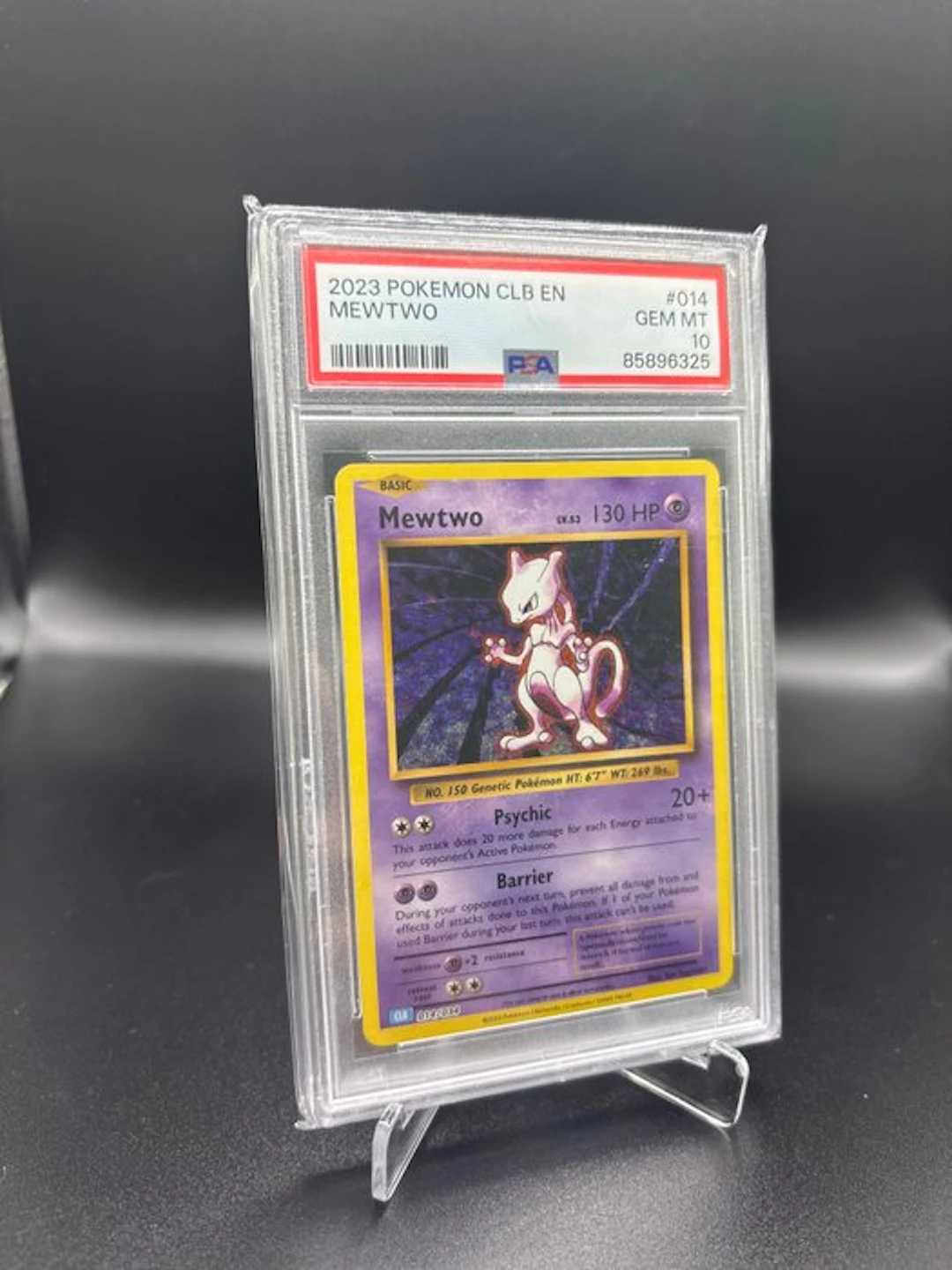 Pokémon - 1 Graded card - Mewtwo #014 Classic Collection Foil - PSA 10