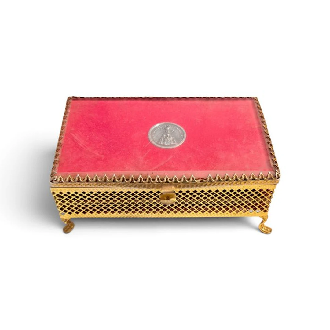 Box - Interior Mirror - Brass - jeweler