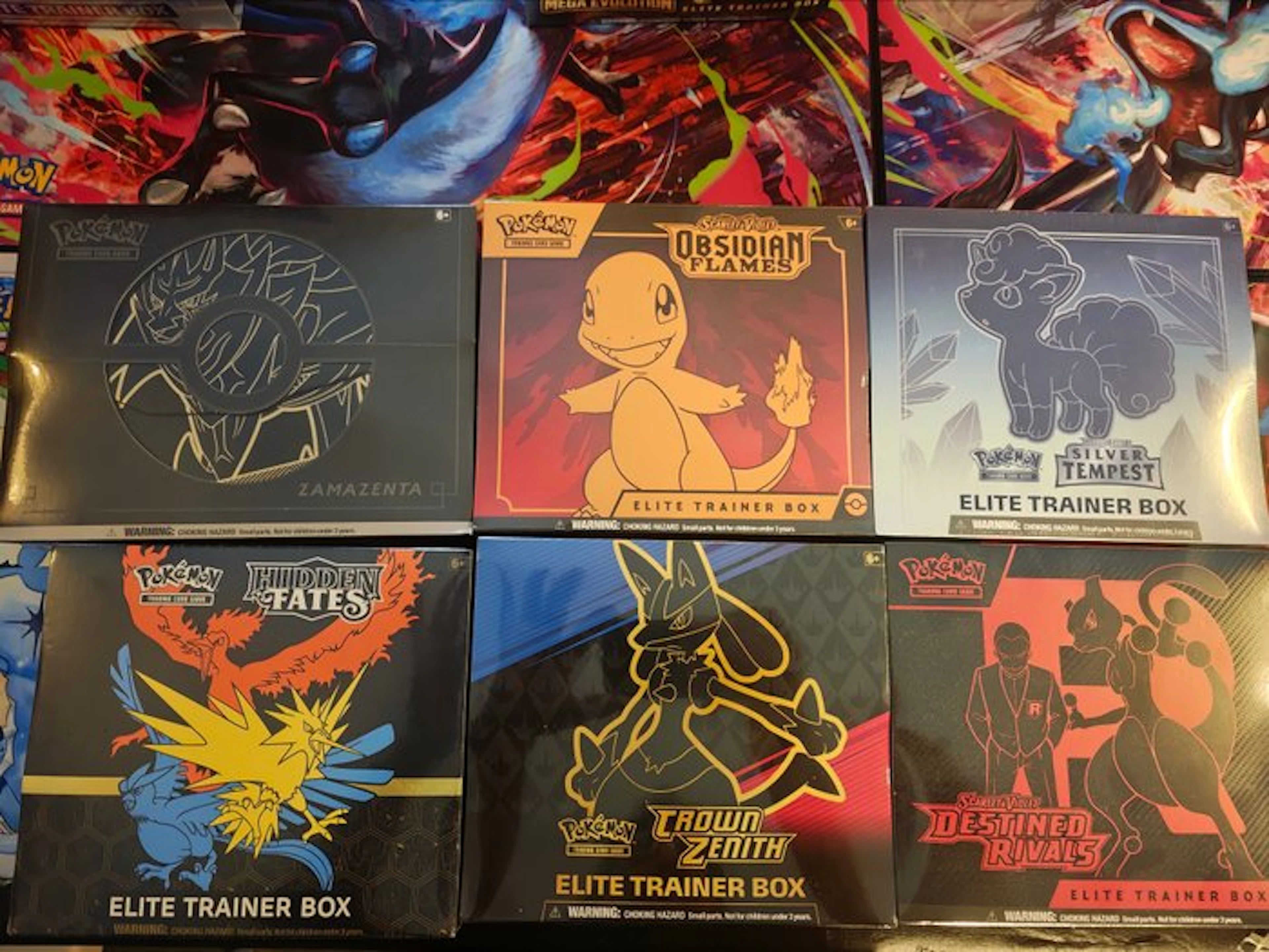 Pokémon - 6 Elite trainer box - RARE