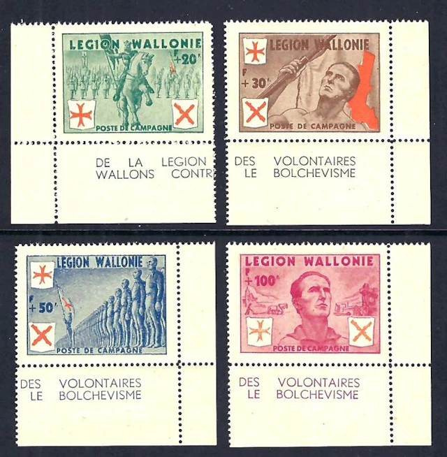 Belgium 1942 - Erinnofilie ; Walloon Legion - OBP/COB E26/29