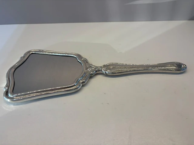 Hand mirror - .800 silver