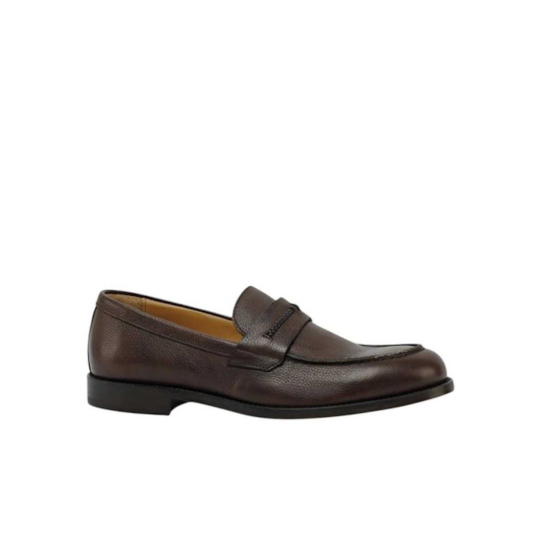 TESTONI - 6 UK - 40 IT - "Numana" Loafer Shoes Soft Grain...