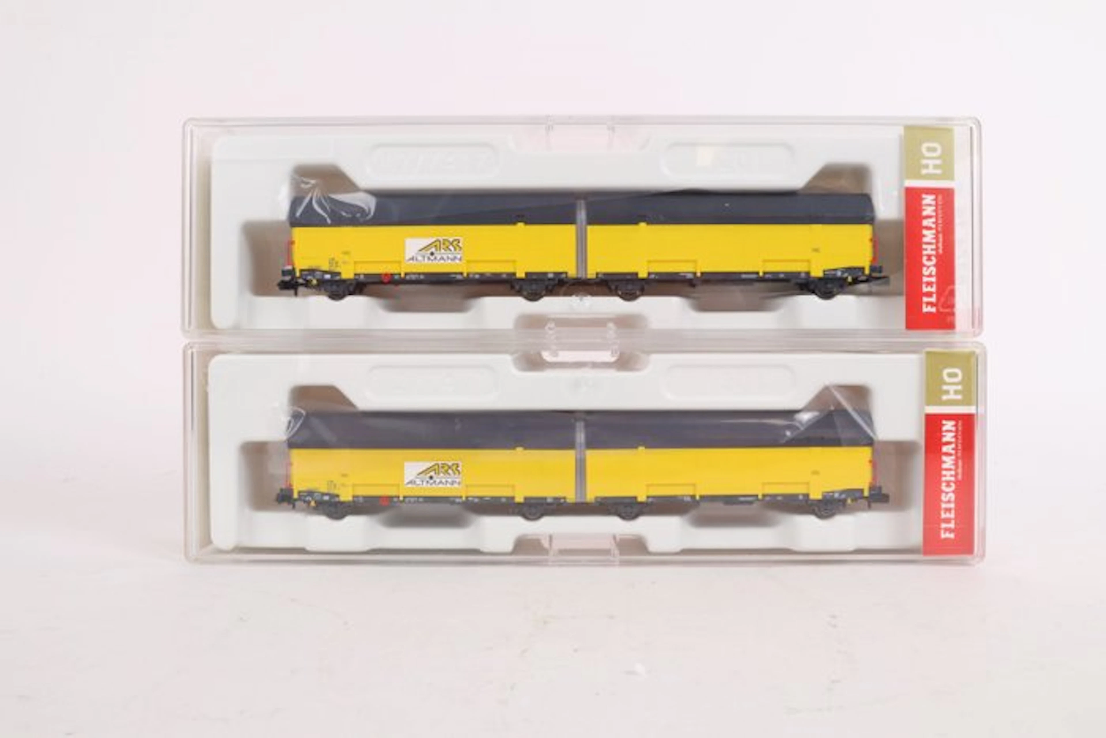 Fleischmann N - 837415/16 - Model train freight carriage...