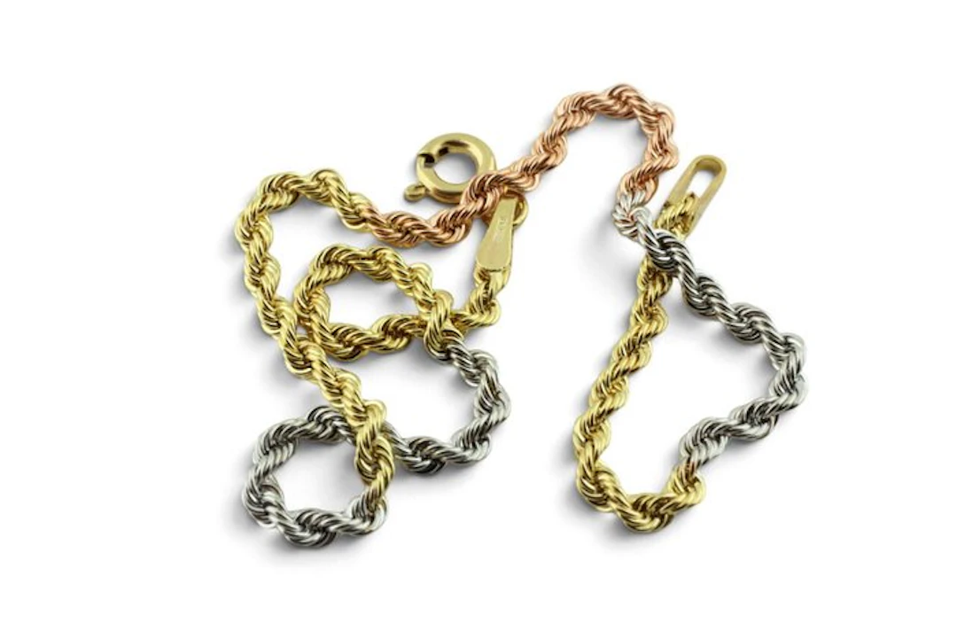 No reserve price - Bracelet - 18 kt. Yellow gold, Rose gold, White gold