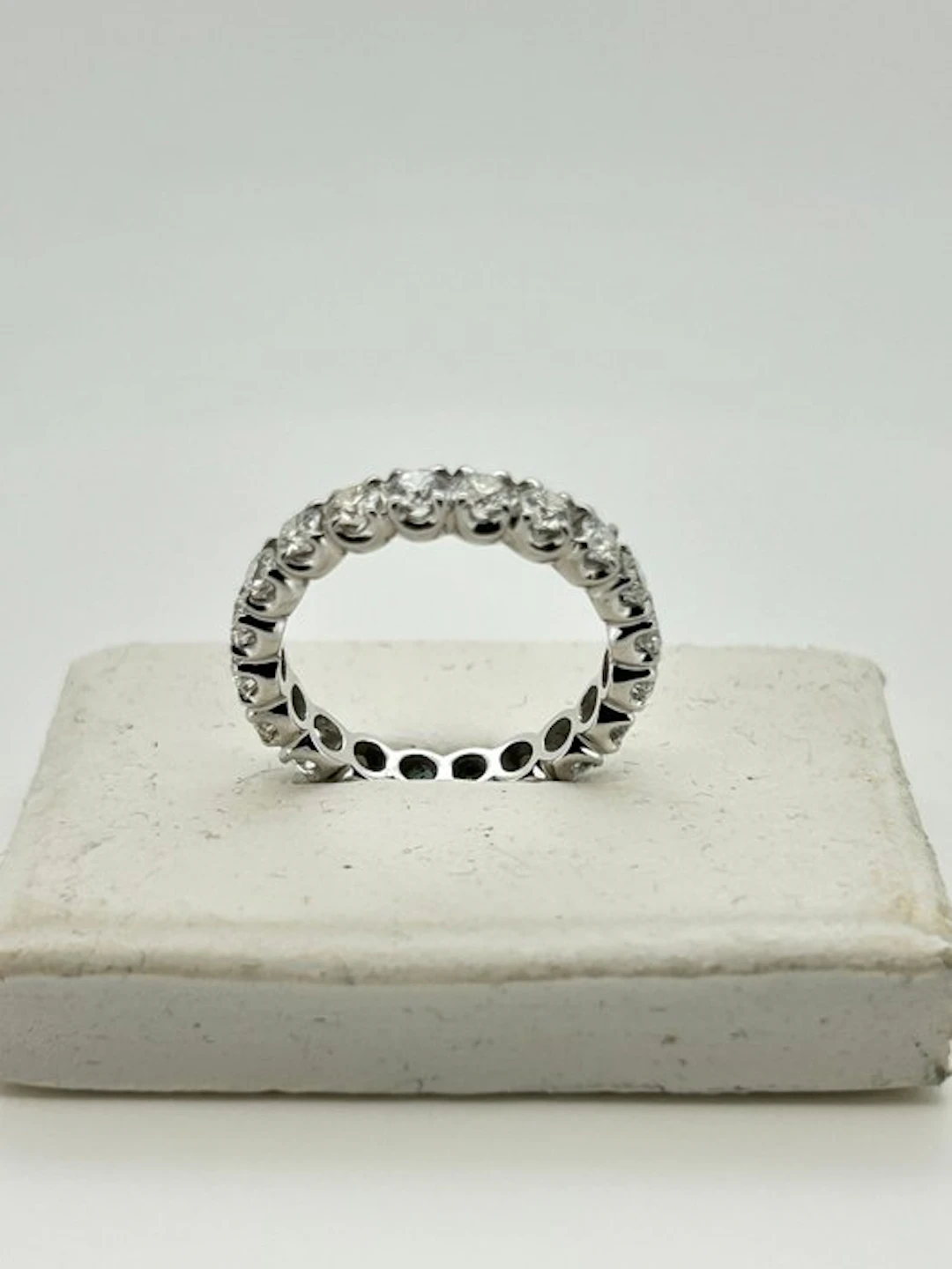 Ring - 18 kt. White gold - 2.00ct. tw. Diamond (Natural) - Diamond