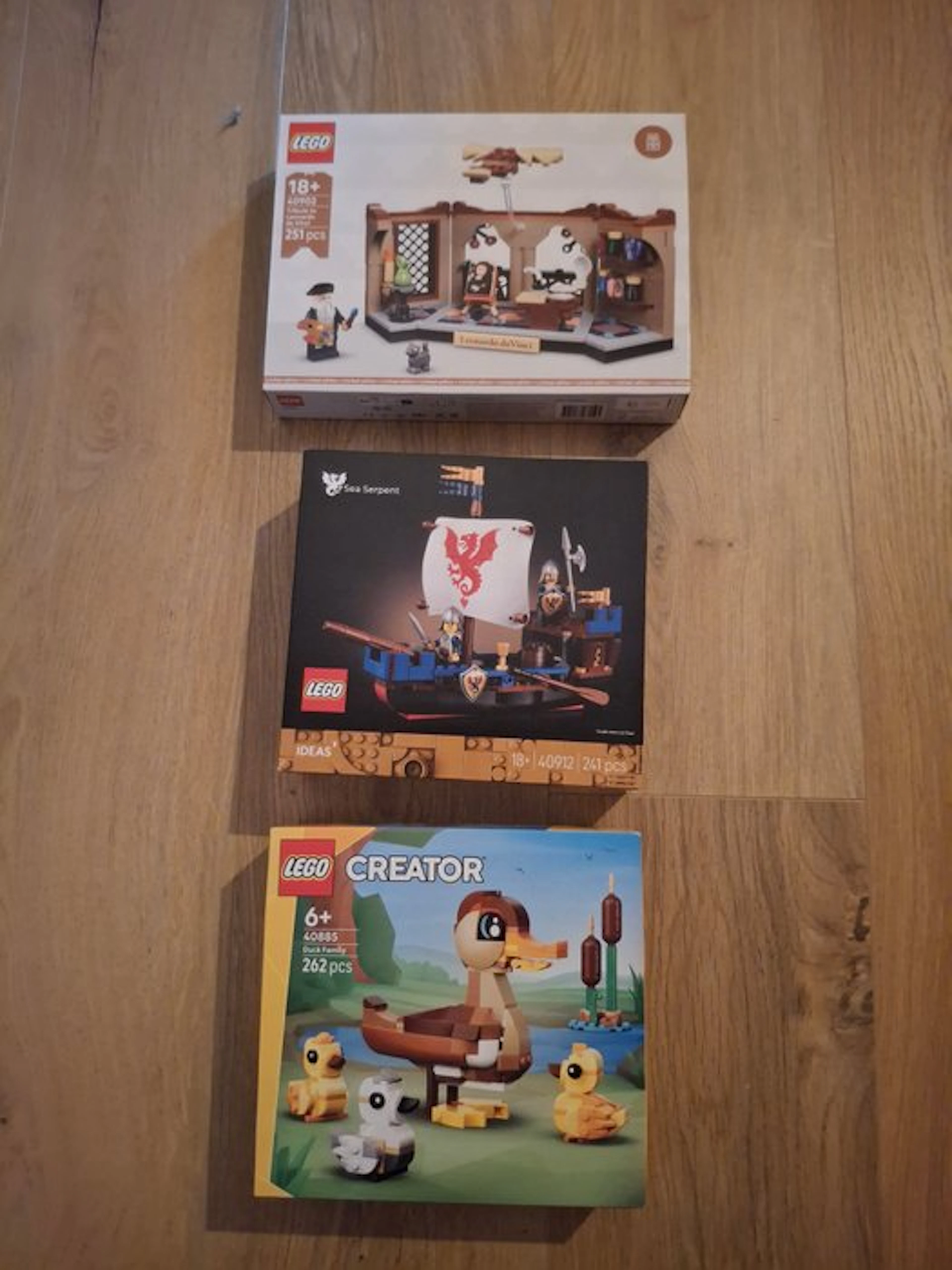 LEGO Set - Creator - Tribute to Leonardo da Vinci; Sea...