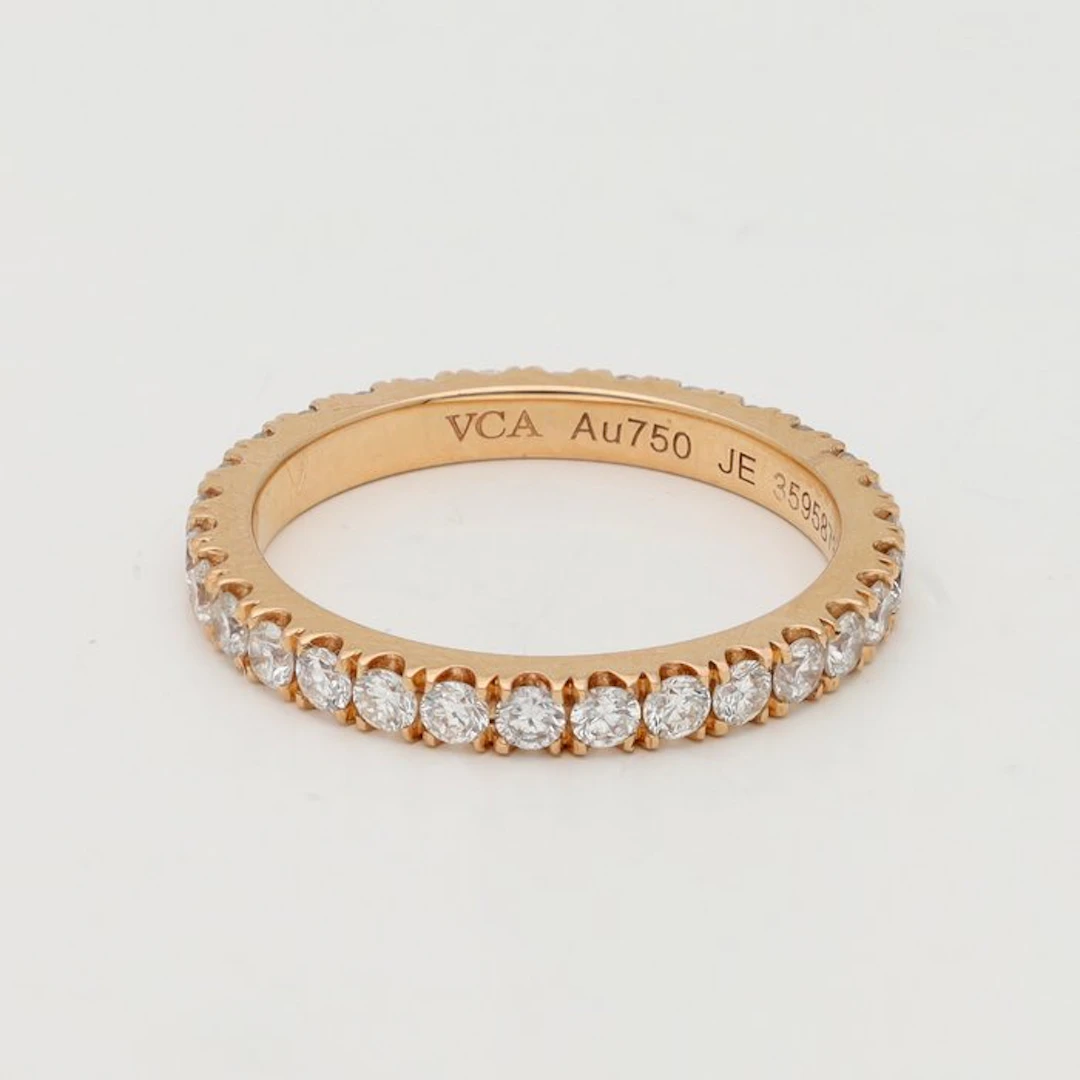 Ring - 14 kt. Yellow gold Diamond (Natural)