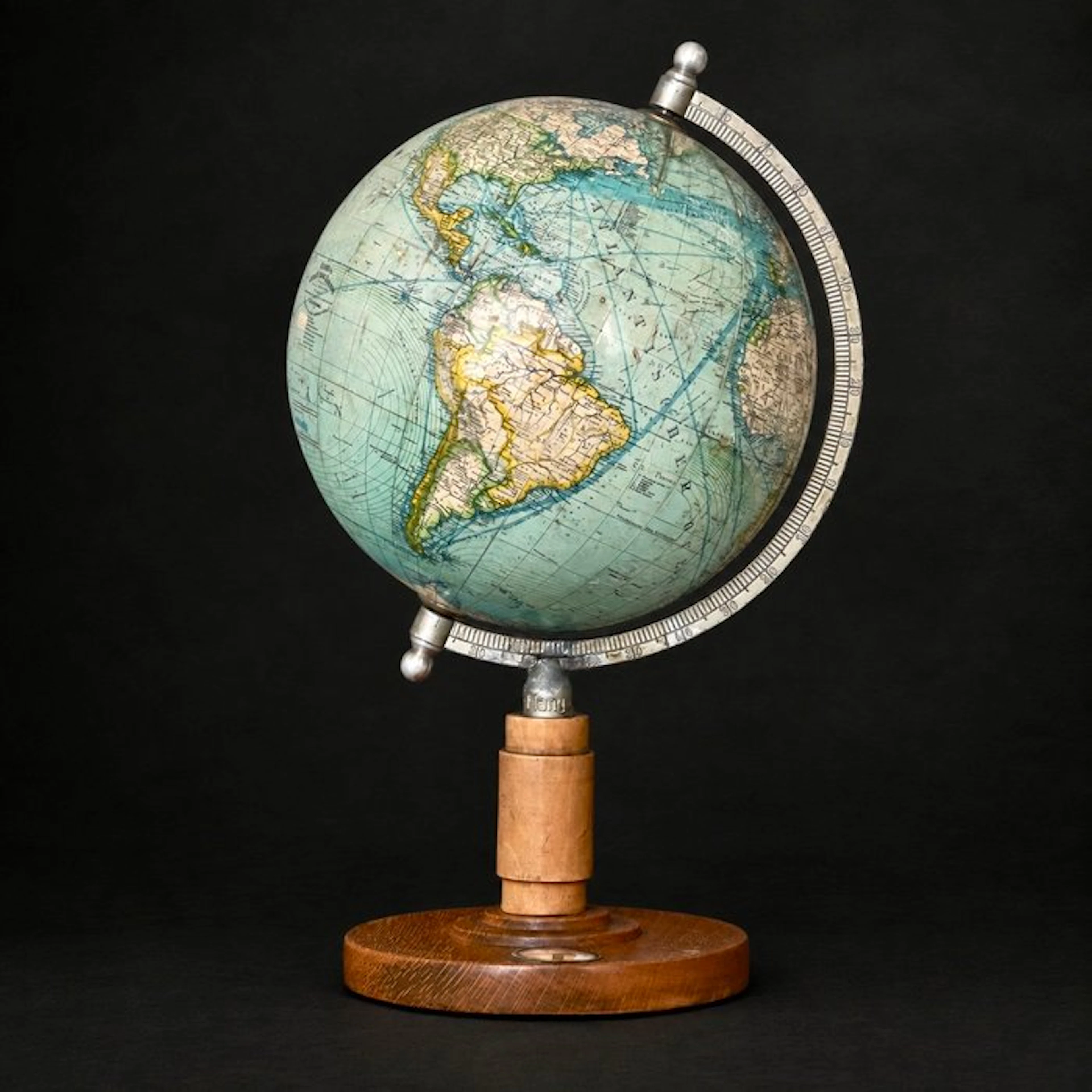Terrestrial Globe - Mang / Prof. Dr. Stricker, Stuttgart - 1935