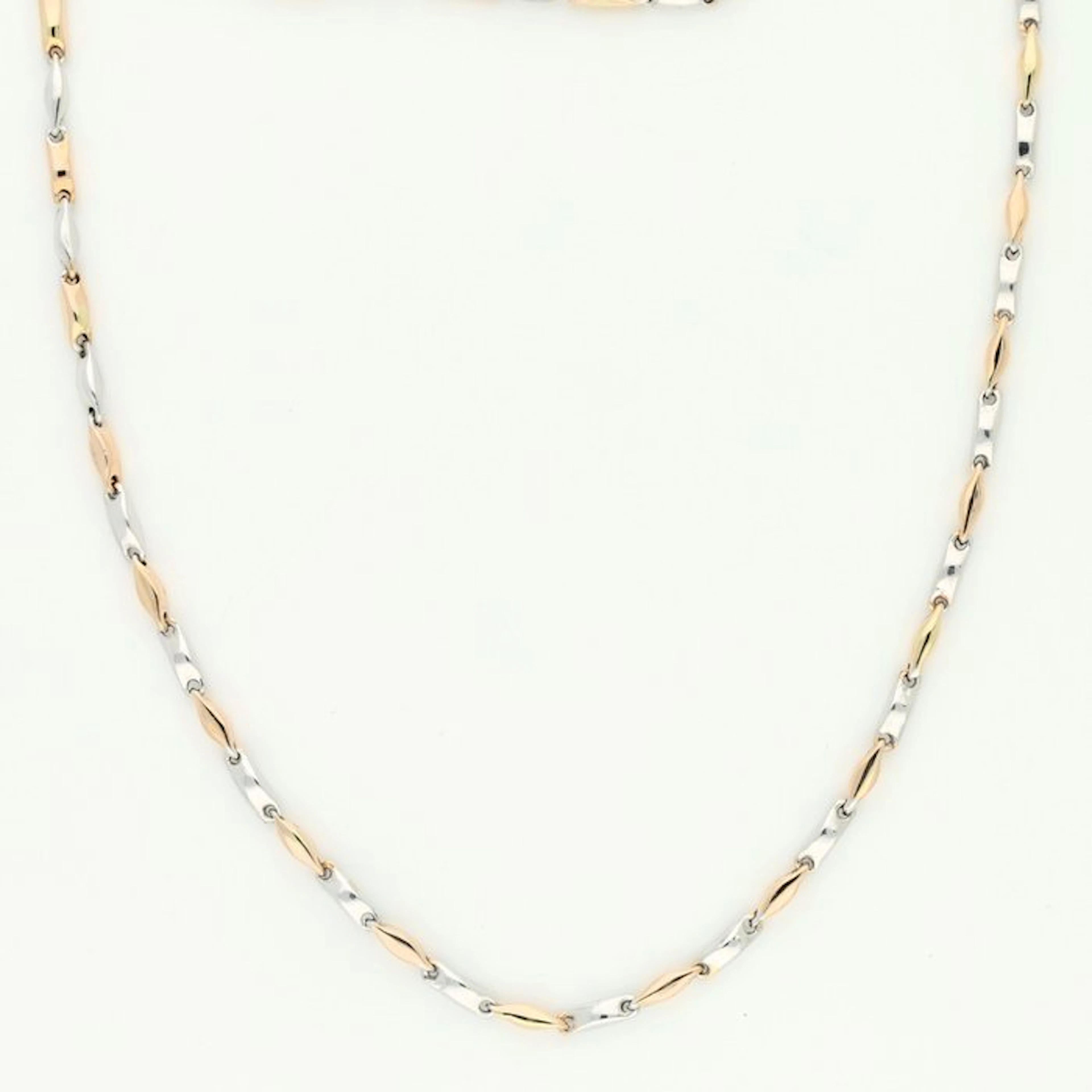Necklace - 14 kt. White gold, Rose gold