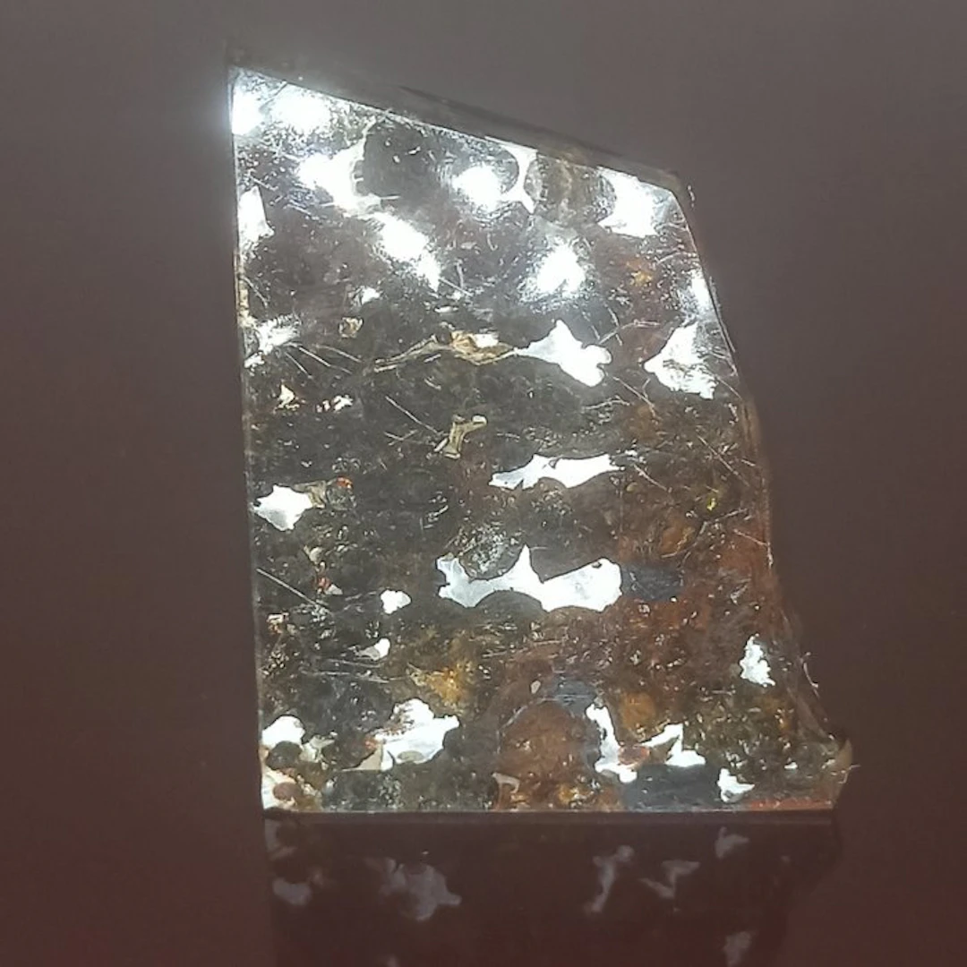 PALÁSITA SERICHO. Magnificent Polished Slice. - 27.63 g