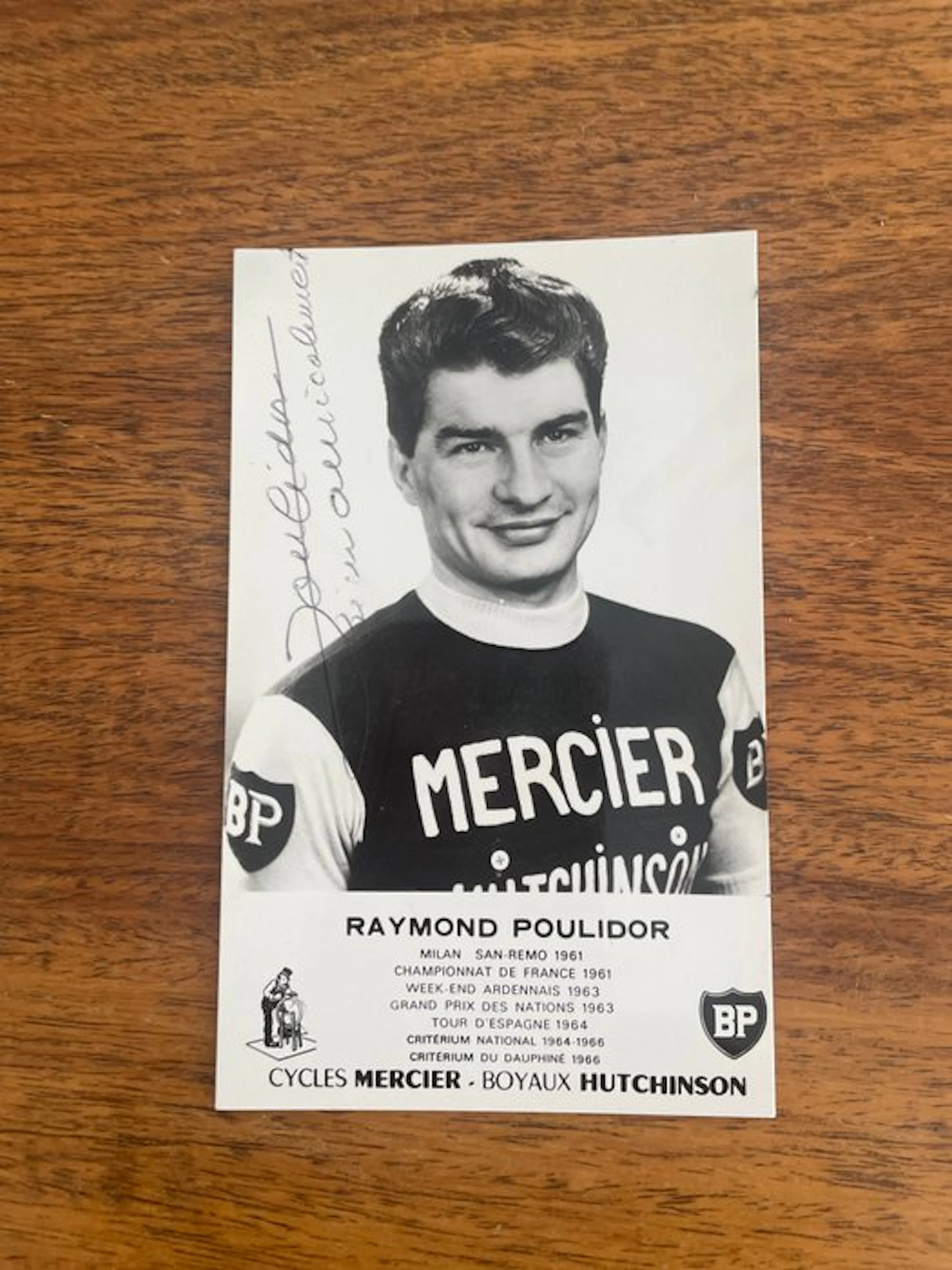 Milan-San Remo 1961 – Tour de France: Raymond Poulidor autograph